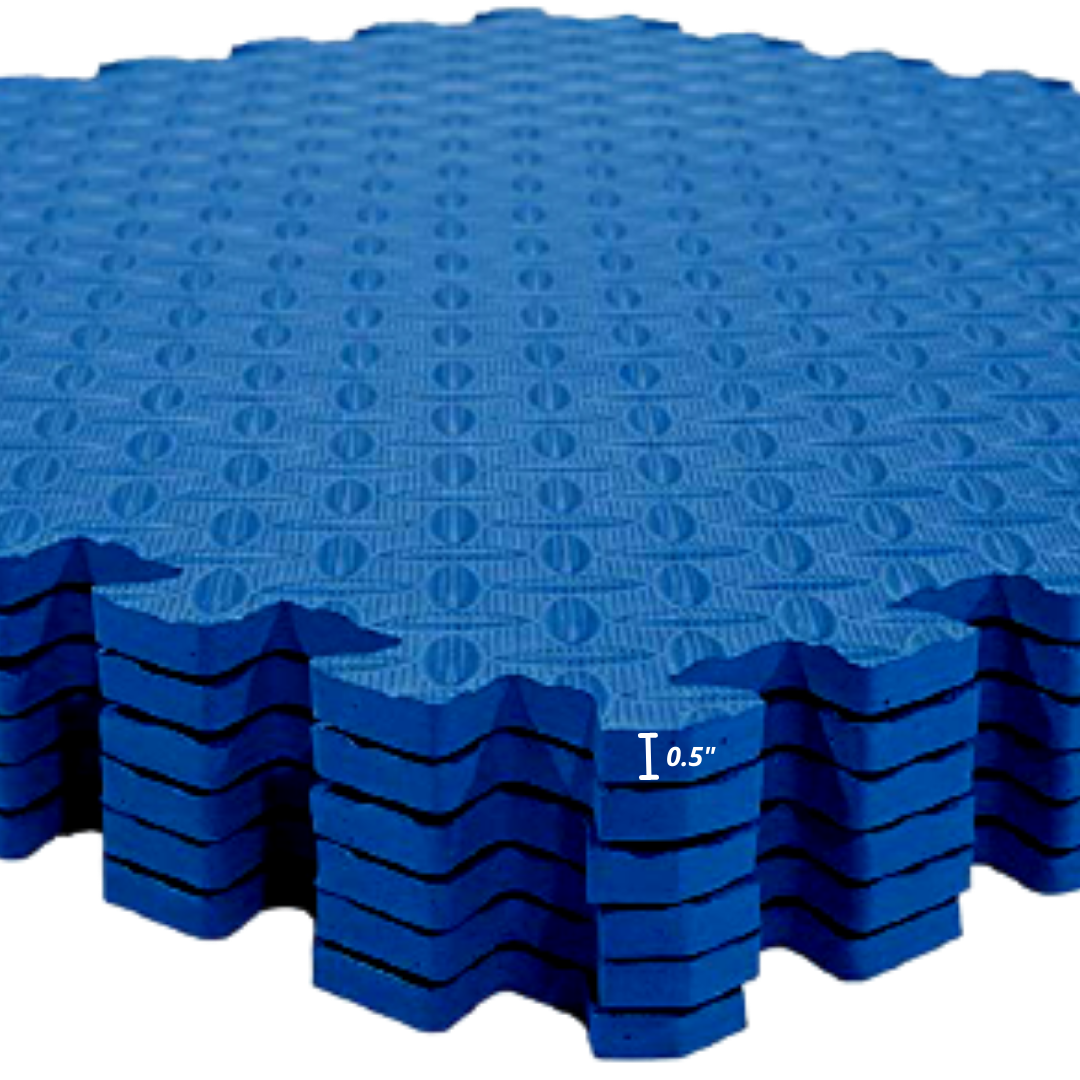 HAJEX Interlocking Exercise Gym Floor Mat - Pack of 6