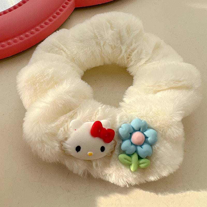 Cute Animal Pink Hair Tie-5pcs Set