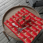 Impression festive, papier d'emballage