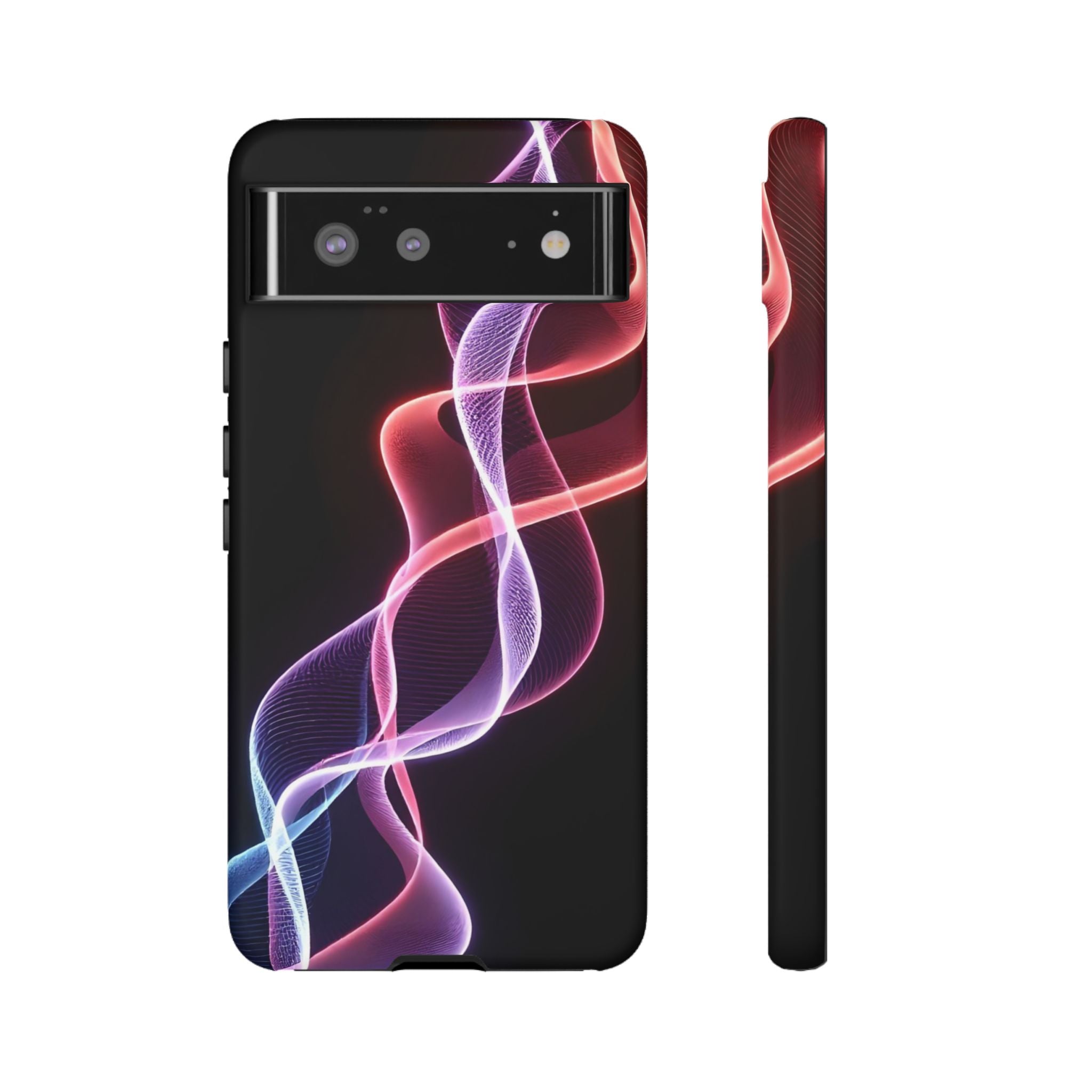 Stylish Phone Case with Vibrant Wave Design, Tough Cases, Phone Accessories, Unique Gift, Trendy Tech, Fashionable Protection