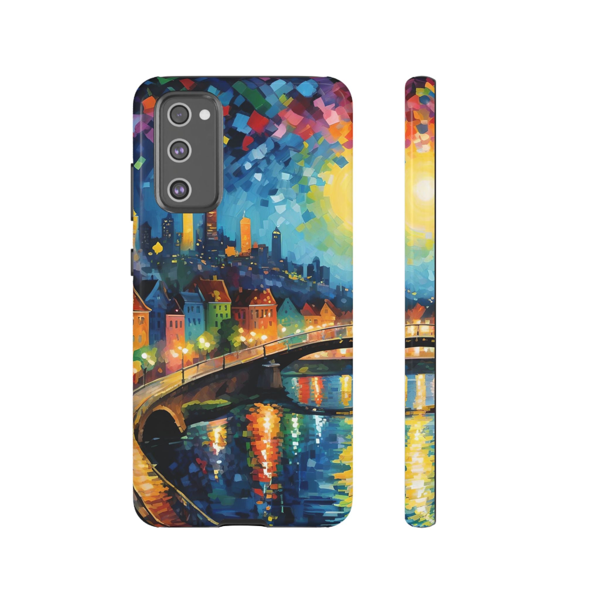 Colorful Phone Case for Tough Cases, Artistic Phone Cover, Unique Gift, Vibrant Design, Decorative Phone Accessories