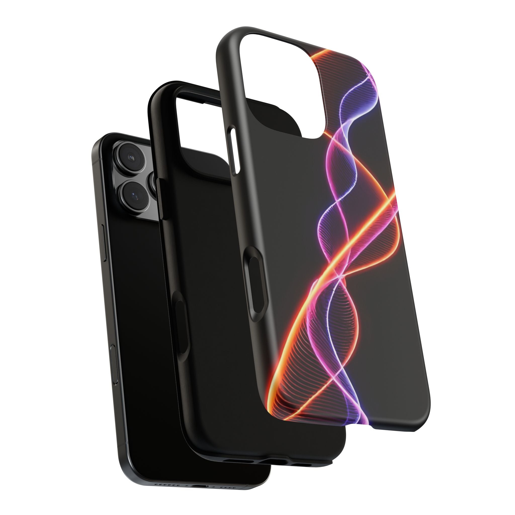 Vibrant Phone Case with Abstract Light Design, Artistic Phone Cover, Modern Tech Accessory, Gift for Tech Lovers, Personalized Phone Case