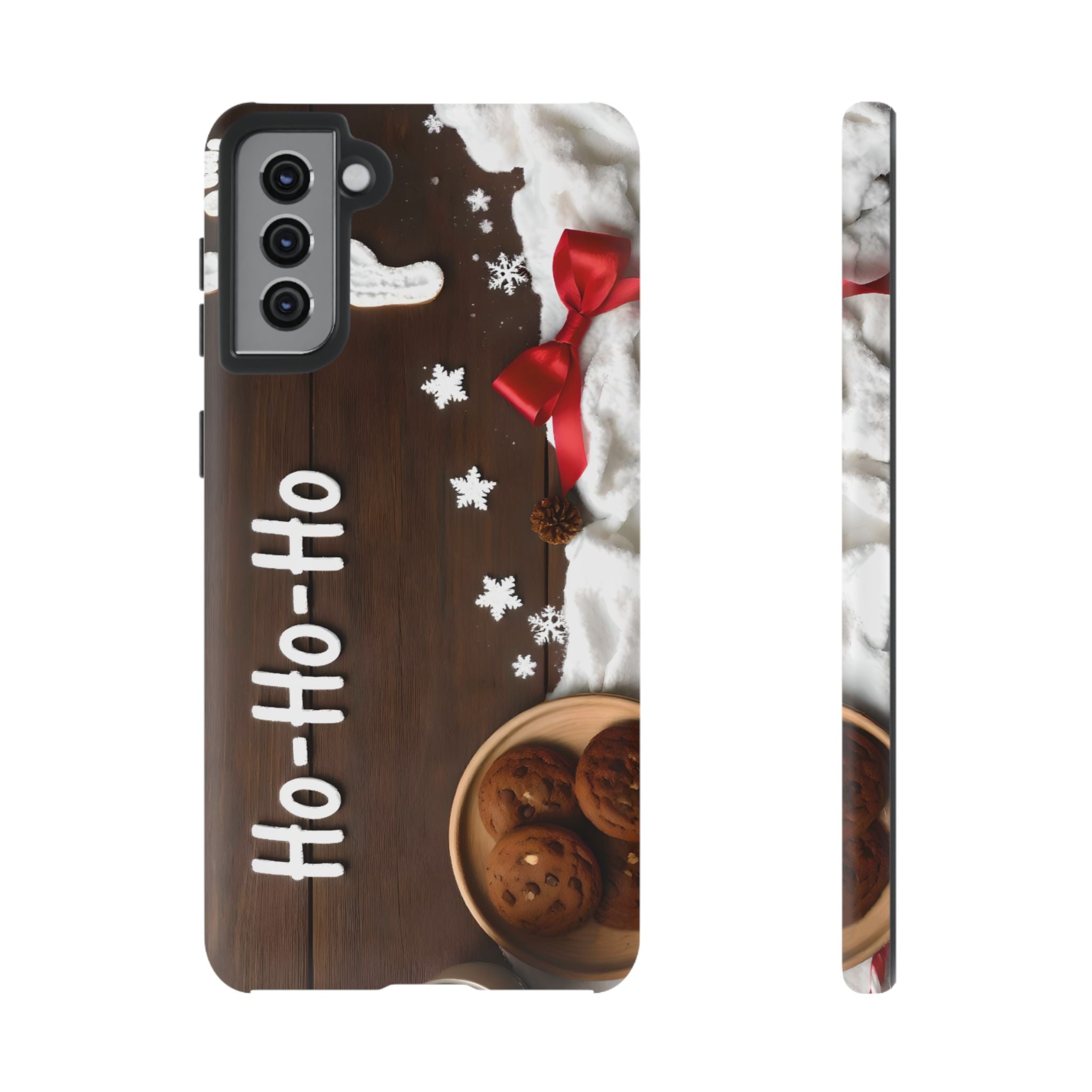 Christmas Cookie Phone Case, Holiday Cell Phone Cover, Cute Phone Accessory, Gift for Him or Her, Festive Tech Decor