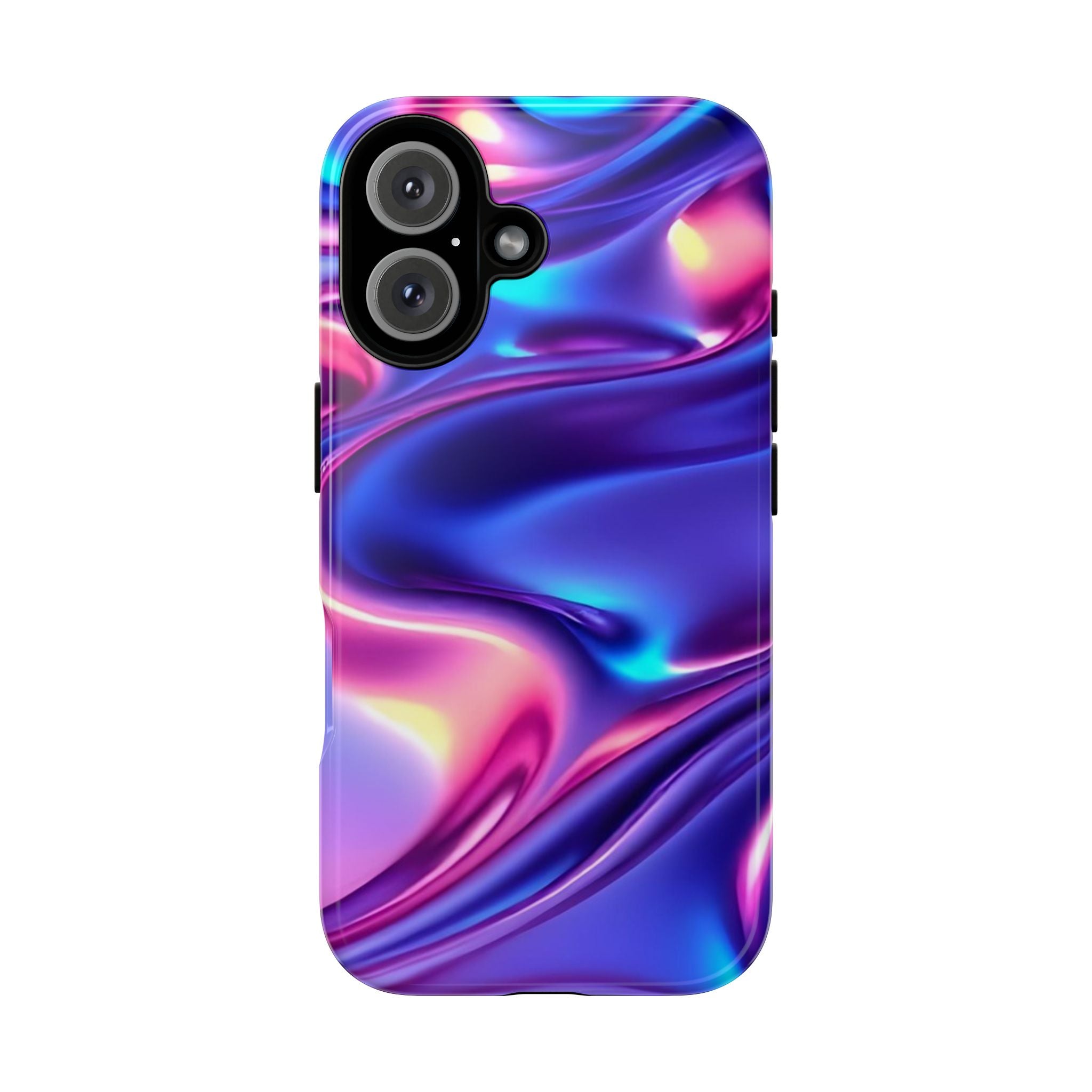 Vibrant Phone Case with Colorful Wave Design, Tough Phone Cover, Stylish Smartphone Case, Unique Gift for Her, Phone Accessories
