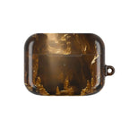 Golden Cave Statues Glow, AirPods Case