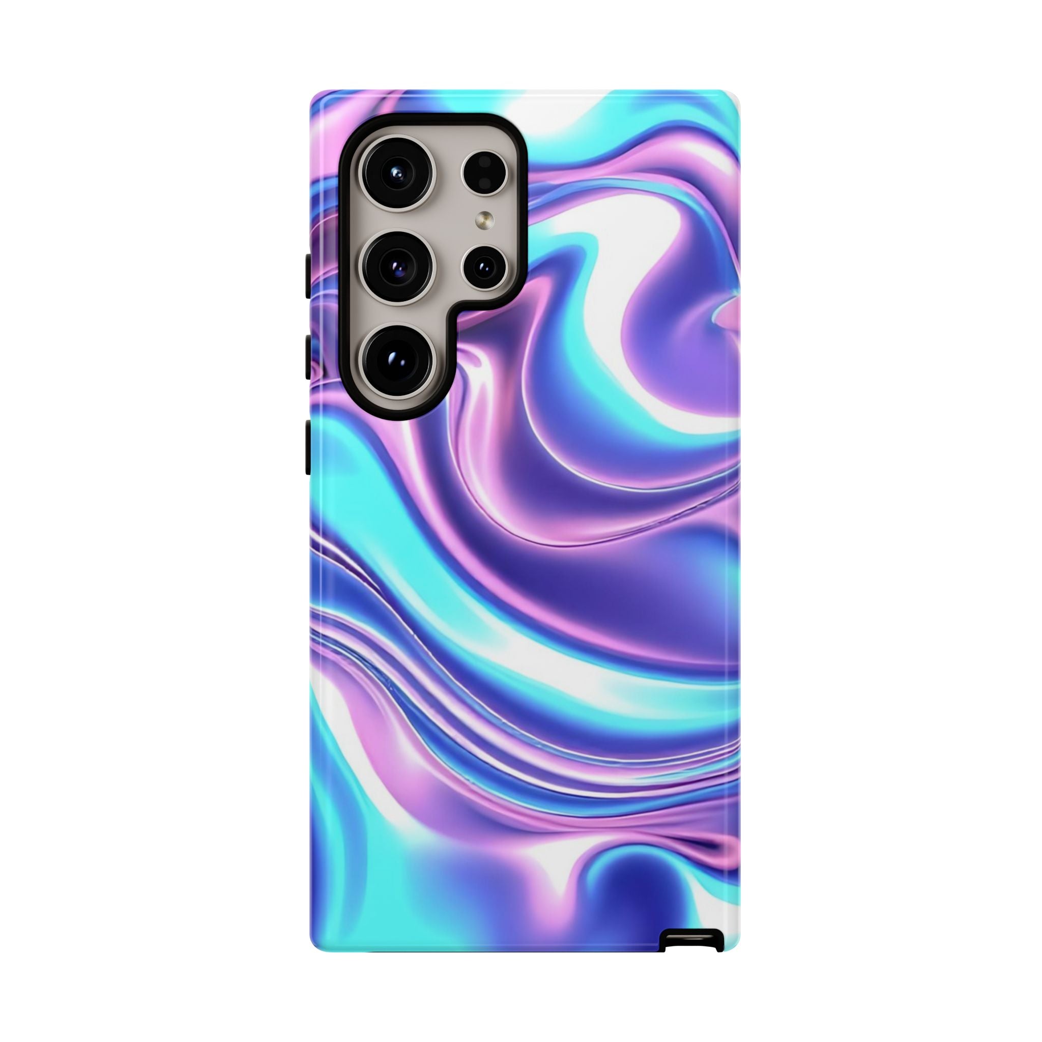 Colorful Phone Case, Tough Case, Swirl Design Phone Cover, Vibrant Phone Accessory, Gift for Her, Trendy Mobile Protection