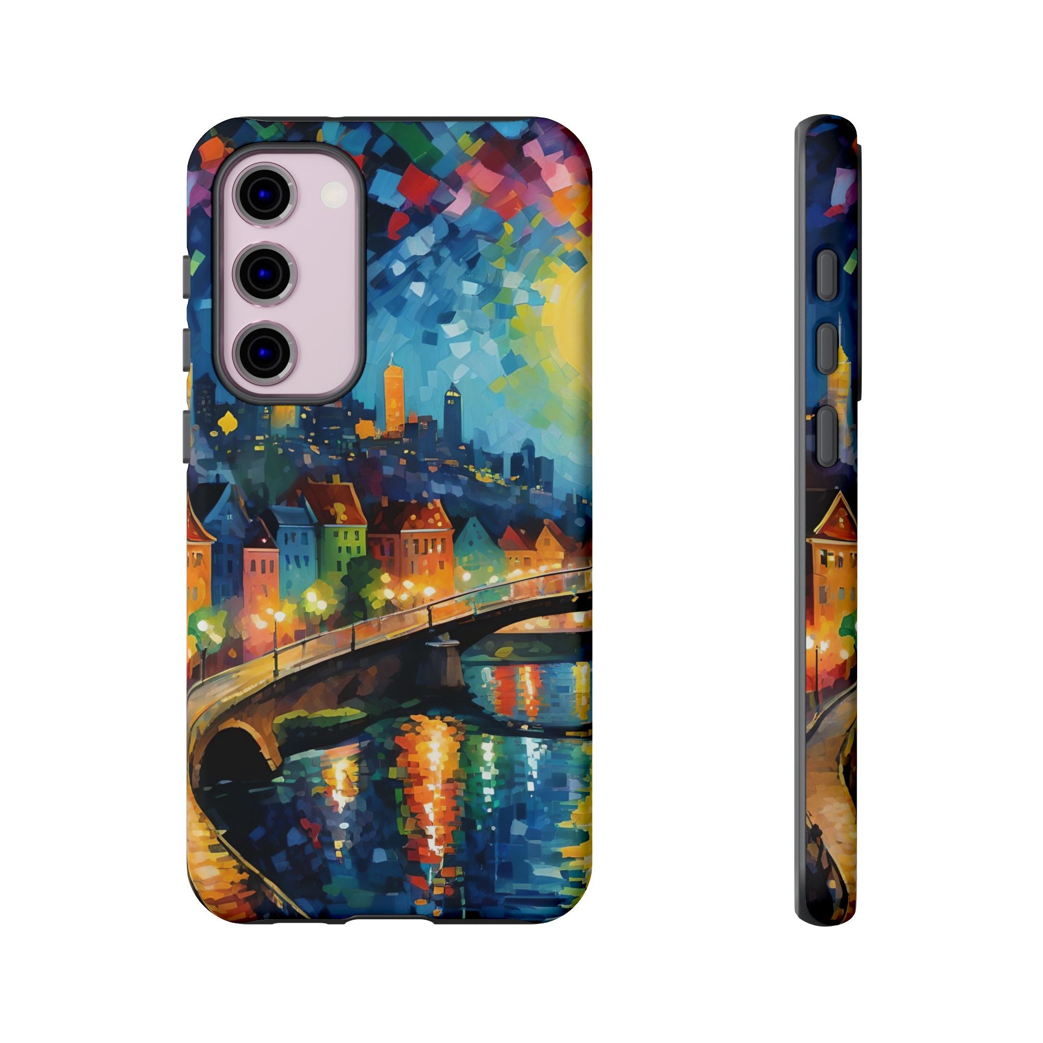 Colorful Phone Case for Tough Cases, Artistic Phone Cover, Unique Gift, Vibrant Design, Decorative Phone Accessories
