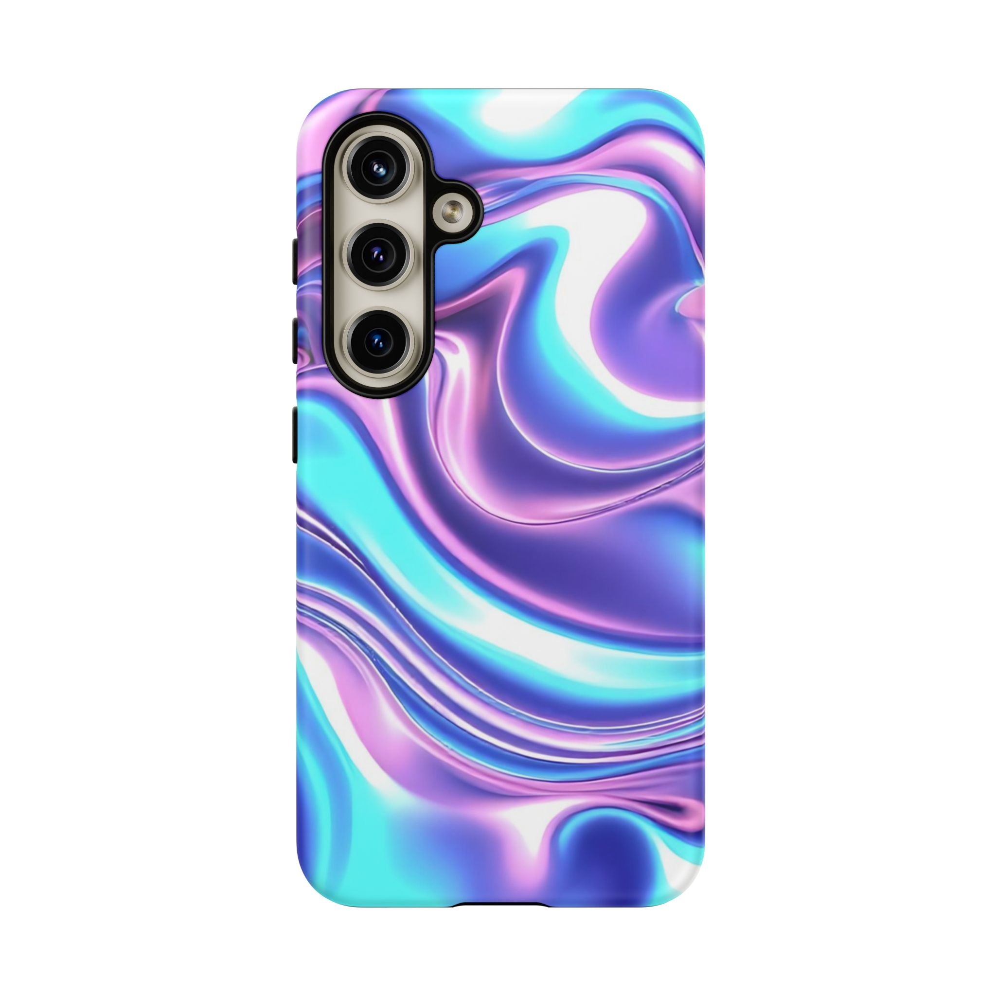 Colorful Phone Case, Tough Case, Swirl Design Phone Cover, Vibrant Phone Accessory, Gift for Her, Trendy Mobile Protection