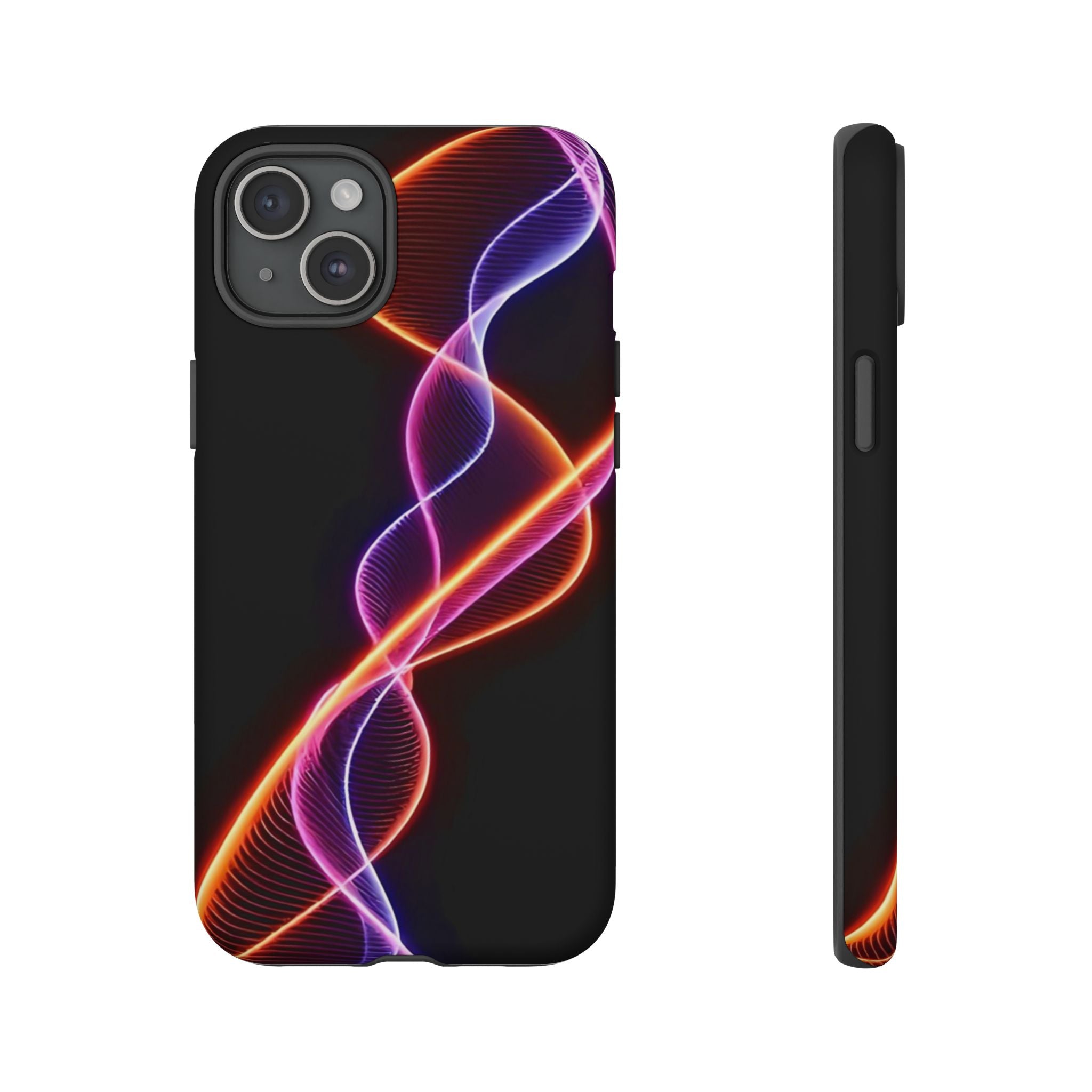 Vibrant Phone Case with Abstract Light Design, Artistic Phone Cover, Modern Tech Accessory, Gift for Tech Lovers, Personalized Phone Case
