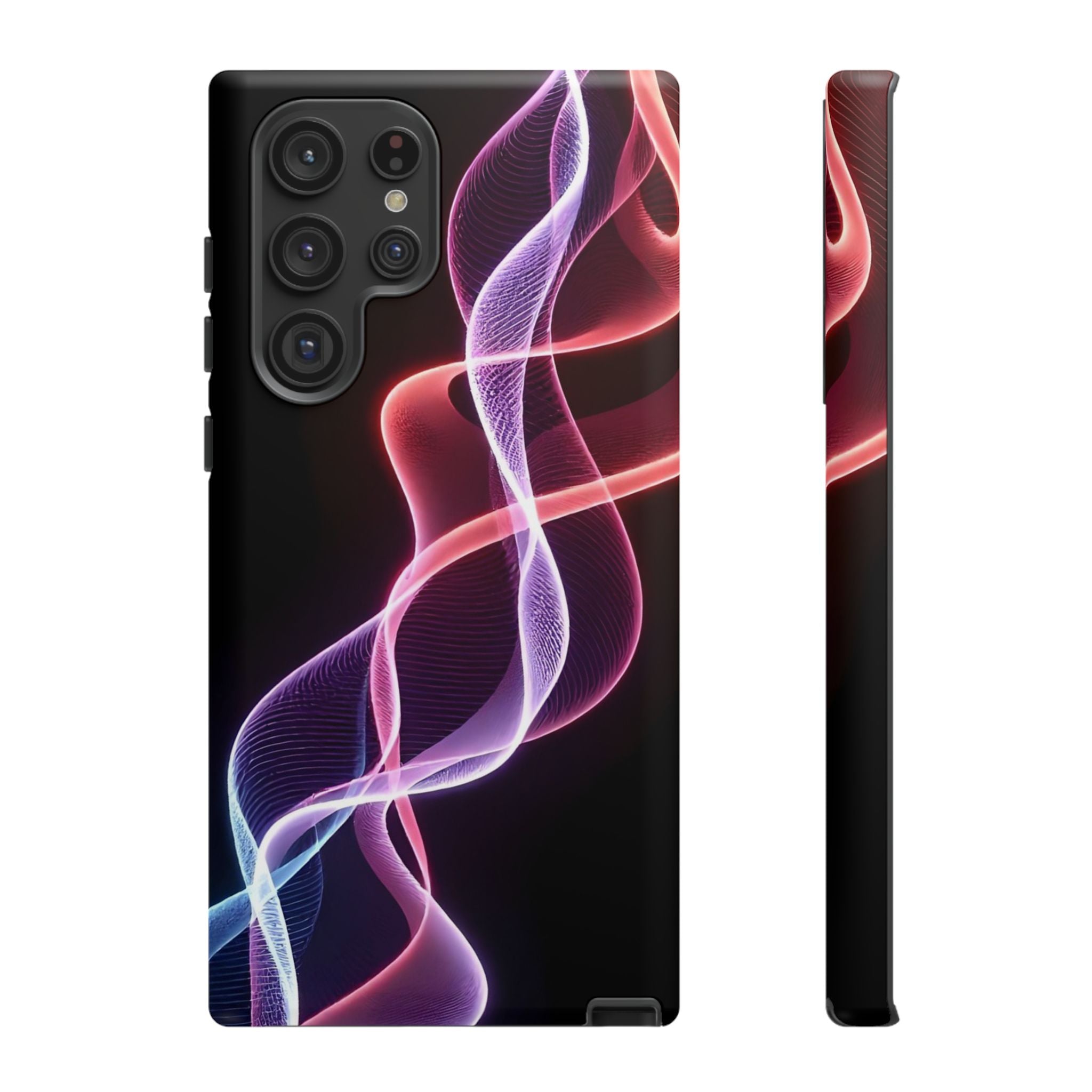 Stylish Phone Case with Vibrant Wave Design, Tough Cases, Phone Accessories, Unique Gift, Trendy Tech, Fashionable Protection