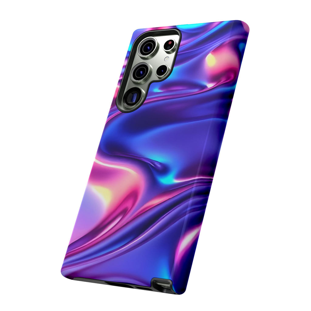 Vibrant Phone Case with Colorful Wave Design, Tough Phone Cover, Stylish Smartphone Case, Unique Gift for Her, Phone Accessories