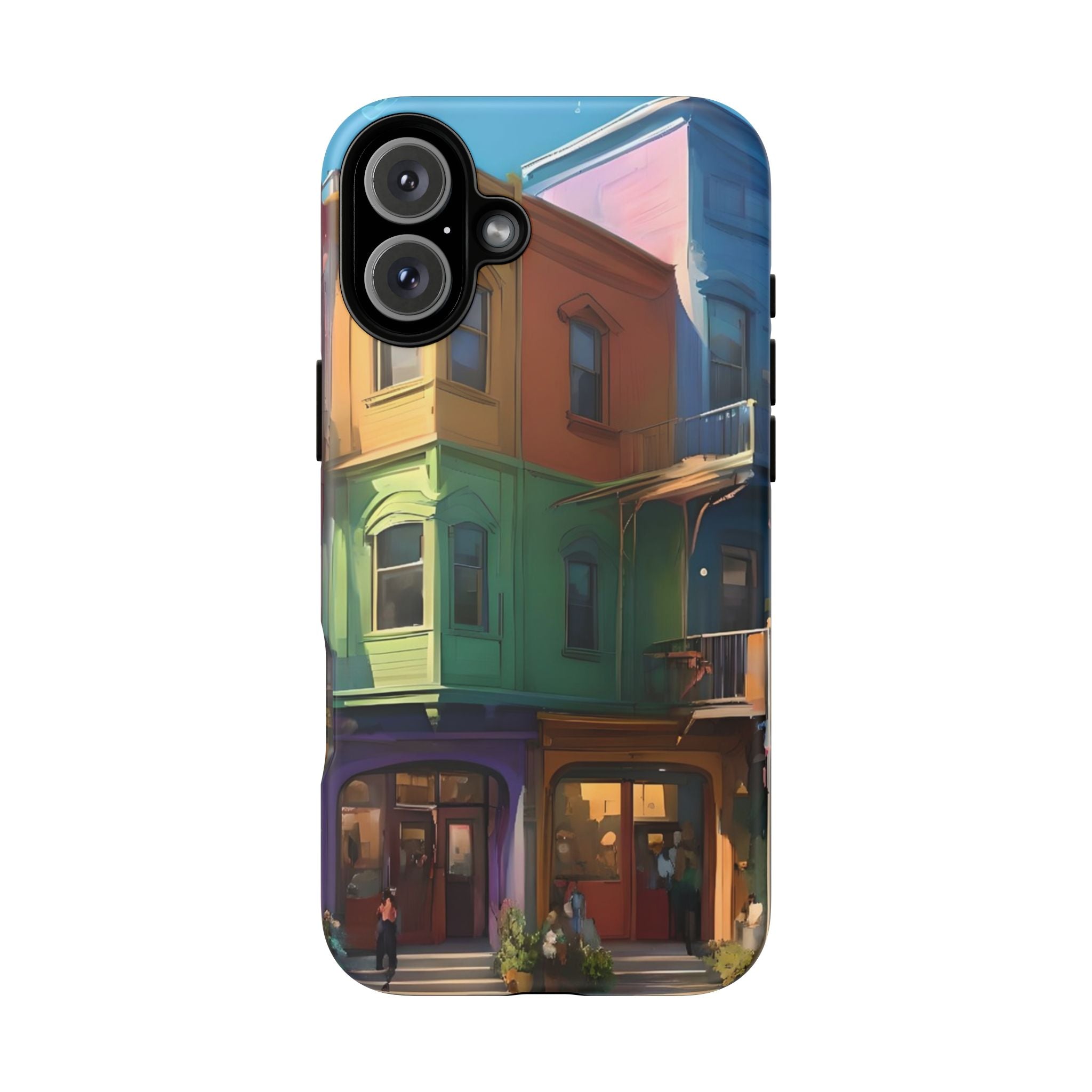 Colorful Phone Case with Artistic Cityscape Design, Tough Phone Cover, Unique Gift for Art Lovers, Vibrant Mobile Accessory, Perfect [...]