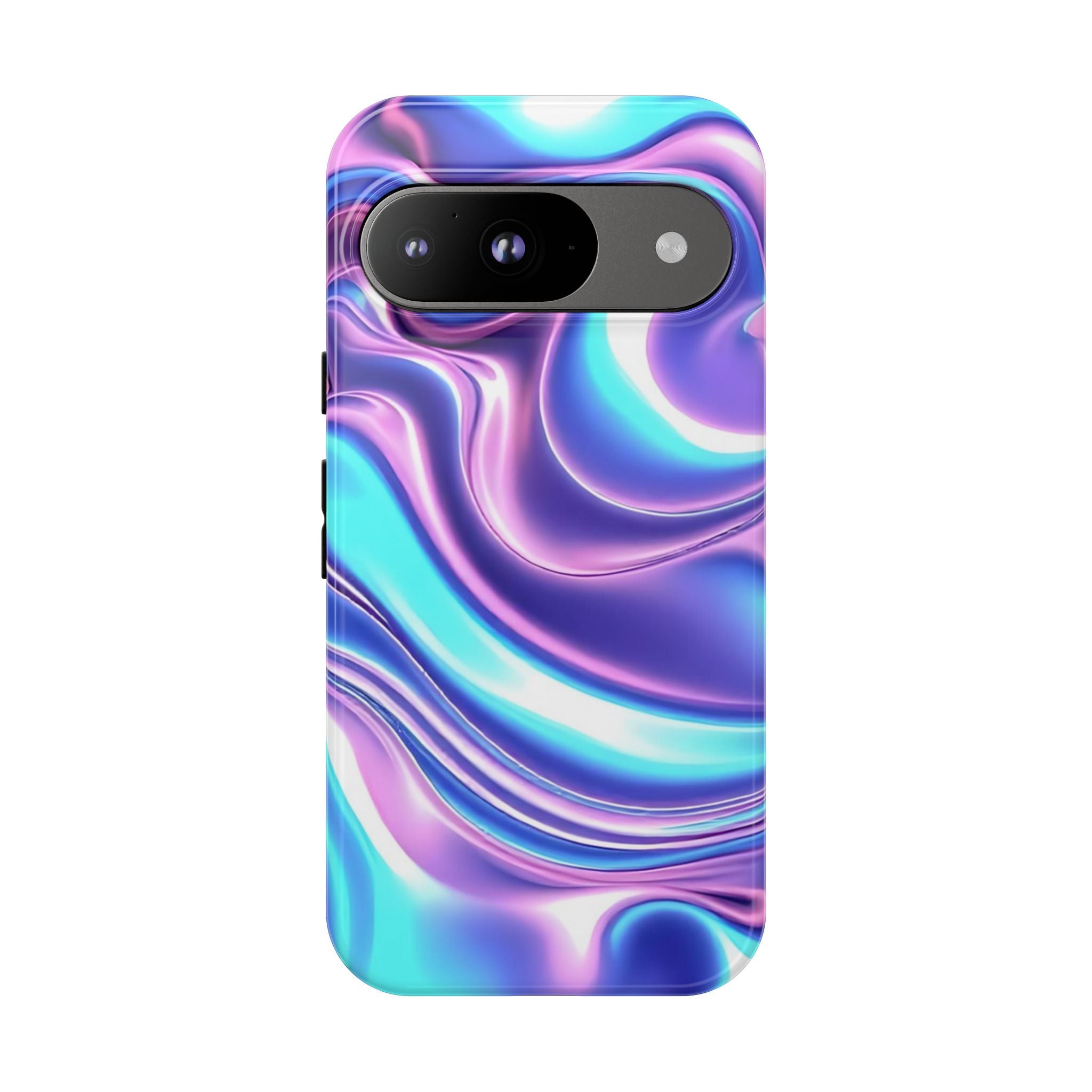 Colorful Phone Case, Tough Case, Swirl Design Phone Cover, Vibrant Phone Accessory, Gift for Her, Trendy Mobile Protection