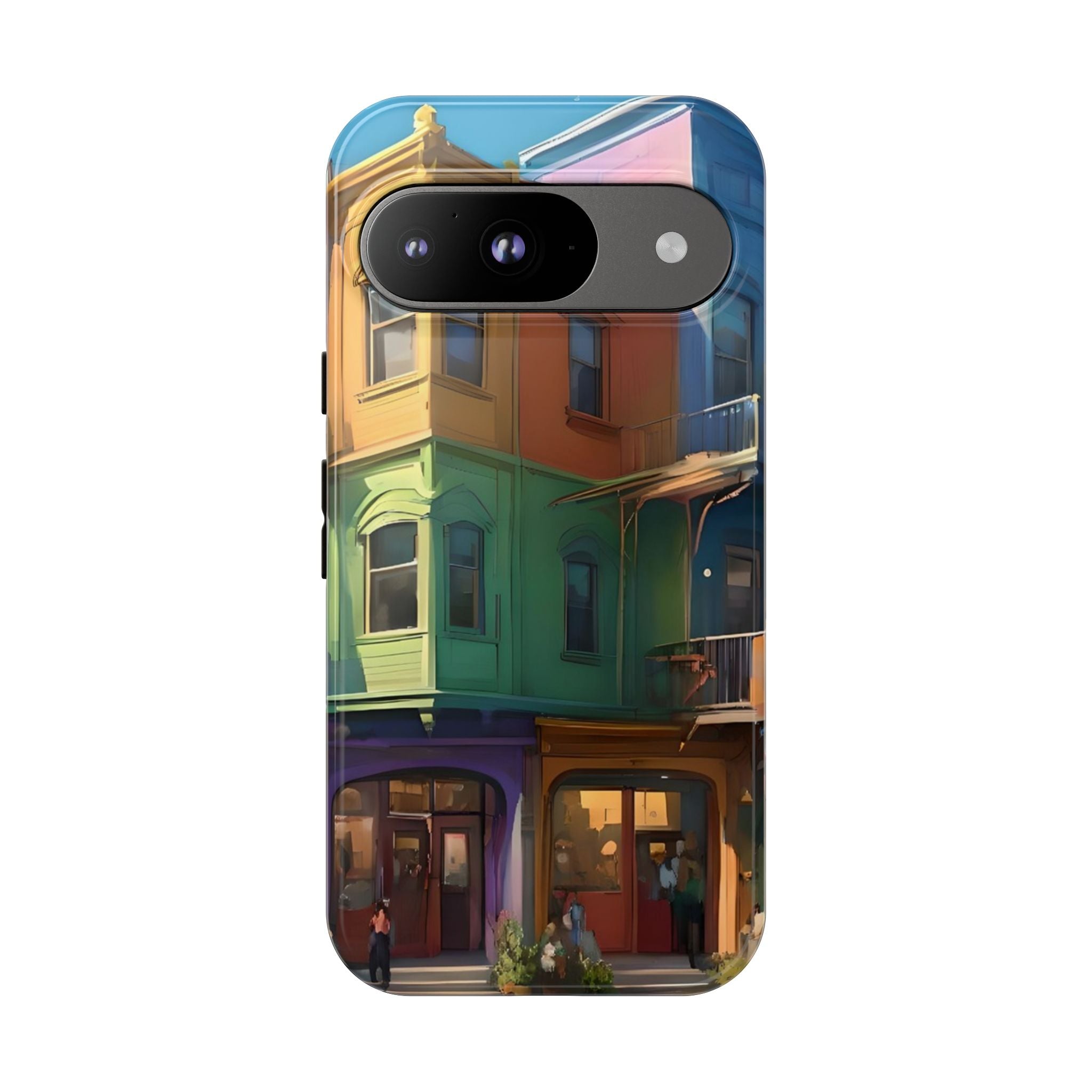 Colorful Phone Case with Artistic Cityscape Design, Tough Phone Cover, Unique Gift for Art Lovers, Vibrant Mobile Accessory, Perfect [...]
