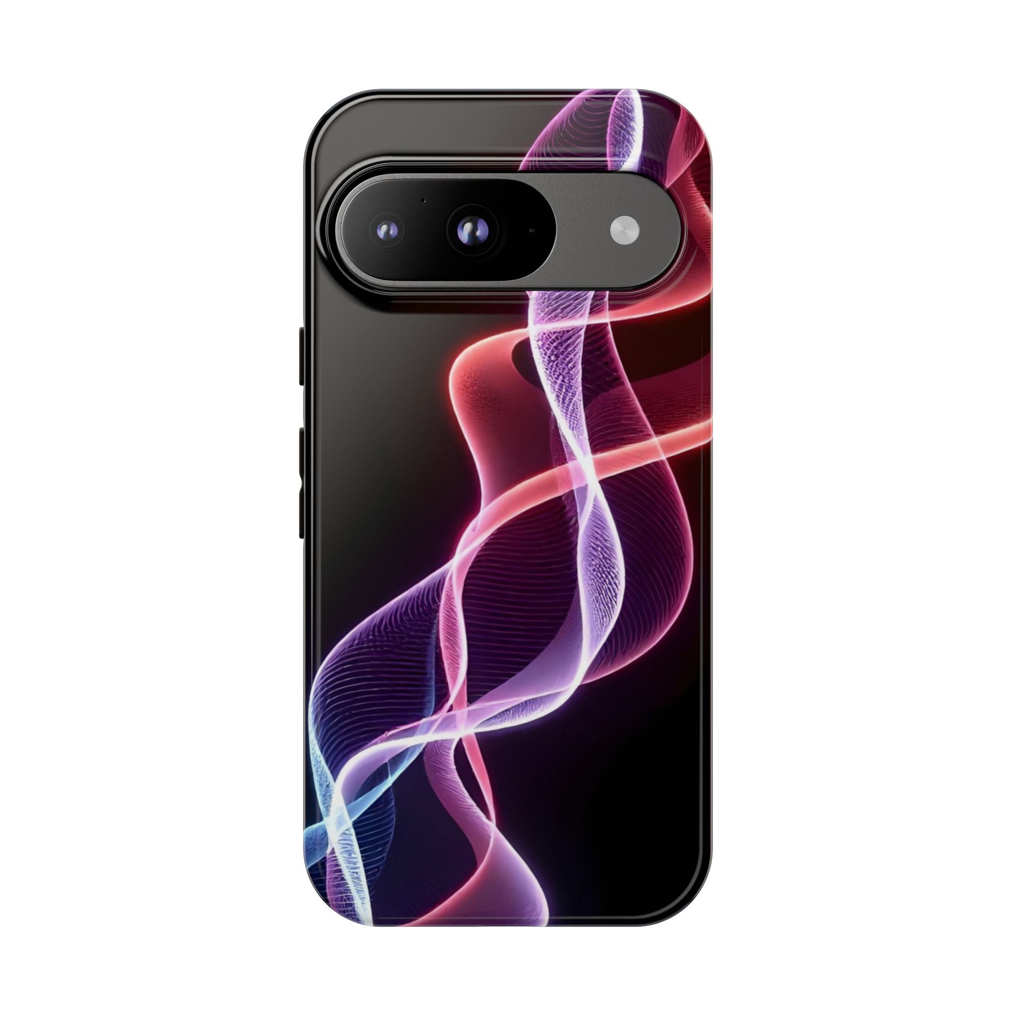 Stylish Phone Case with Vibrant Wave Design, Tough Cases, Phone Accessories, Unique Gift, Trendy Tech, Fashionable Protection