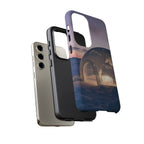 Coque de téléphone Arctic Igloo, paysage enneigé au crépuscule