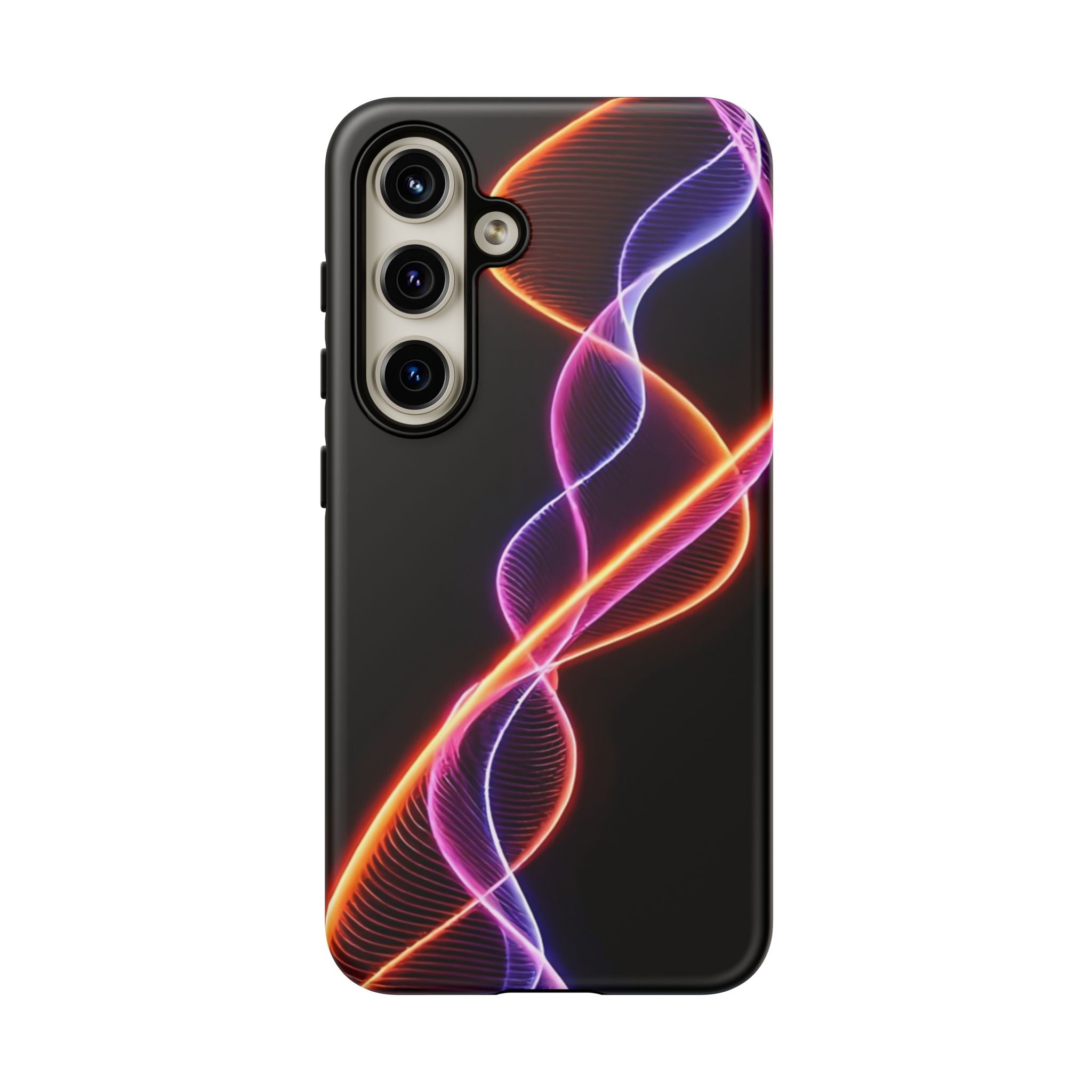 Vibrant Phone Case with Abstract Light Design, Artistic Phone Cover, Modern Tech Accessory, Gift for Tech Lovers, Personalized Phone Case