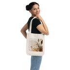 Abstract Leaves Print, Eco-Friendly Tote Bag
