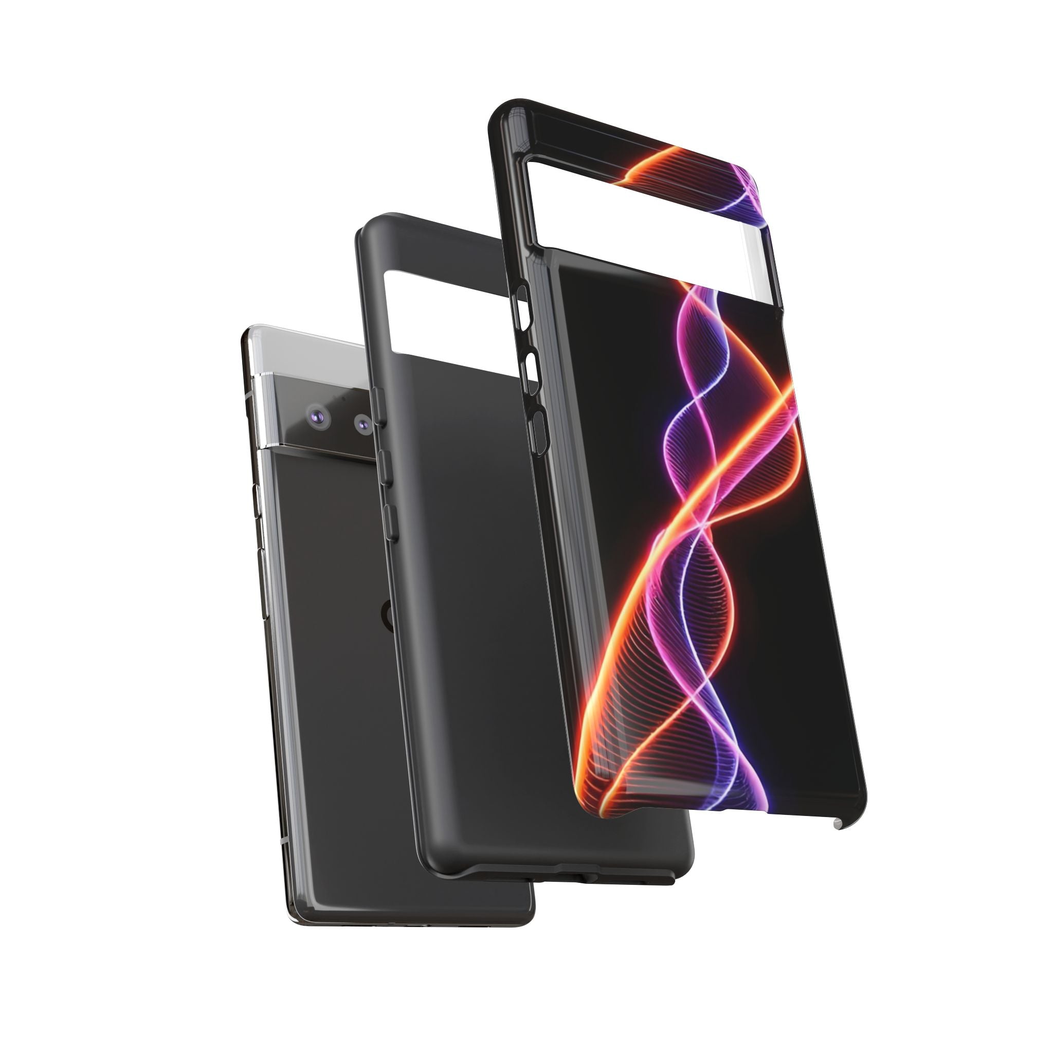 Vibrant Phone Case with Abstract Light Design, Artistic Phone Cover, Modern Tech Accessory, Gift for Tech Lovers, Personalized Phone Case
