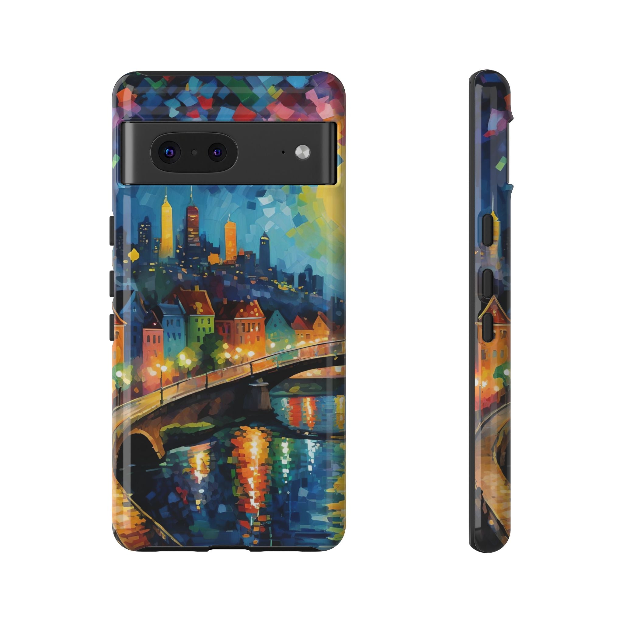Colorful Phone Case for Tough Cases, Artistic Phone Cover, Unique Gift, Vibrant Design, Decorative Phone Accessories