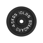 Cast Iron Weight Plates - Standard, Olympic in LBs, KGs
