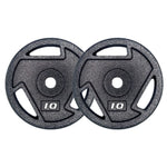 HAJEX Tri Grip Cast Iron Weight Plates