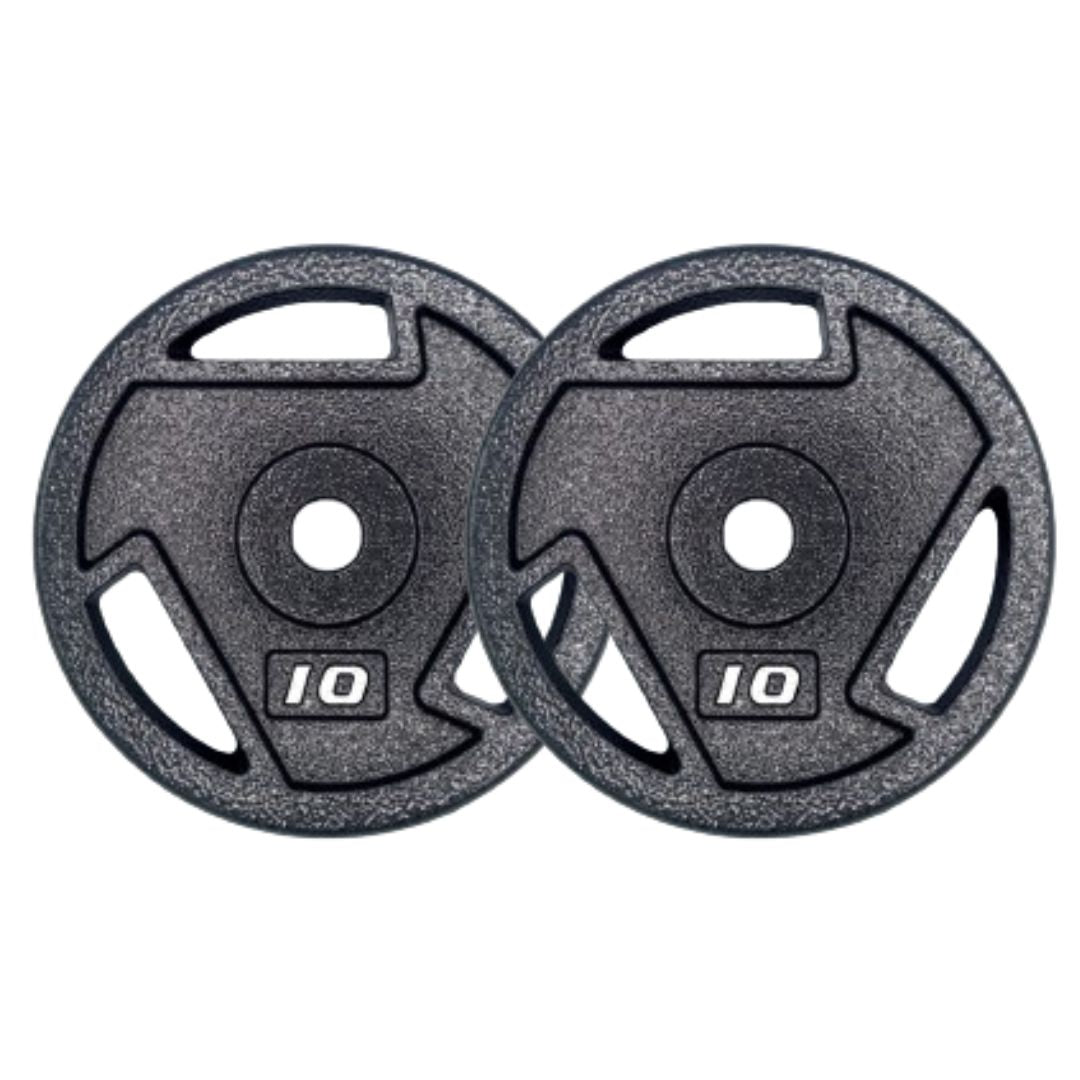 HAJEX Tri Grip Cast Iron Weight Plates