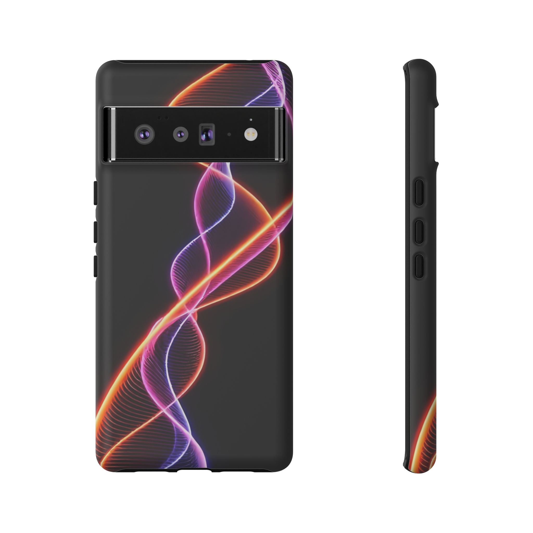 Vibrant Phone Case with Abstract Light Design, Artistic Phone Cover, Modern Tech Accessory, Gift for Tech Lovers, Personalized Phone Case