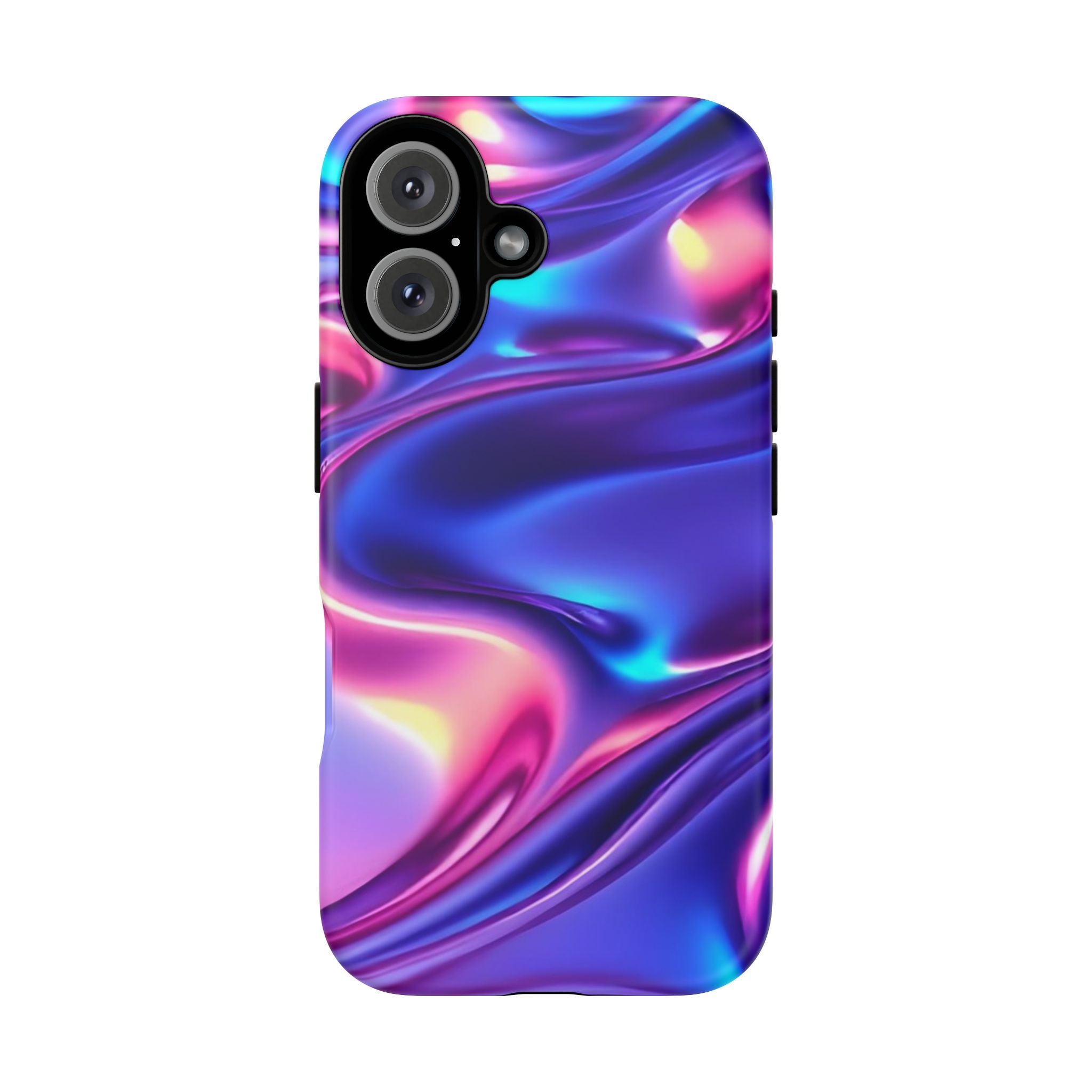 Vibrant Phone Case with Colorful Wave Design, Tough Phone Cover, Stylish Smartphone Case, Unique Gift for Her, Phone Accessories