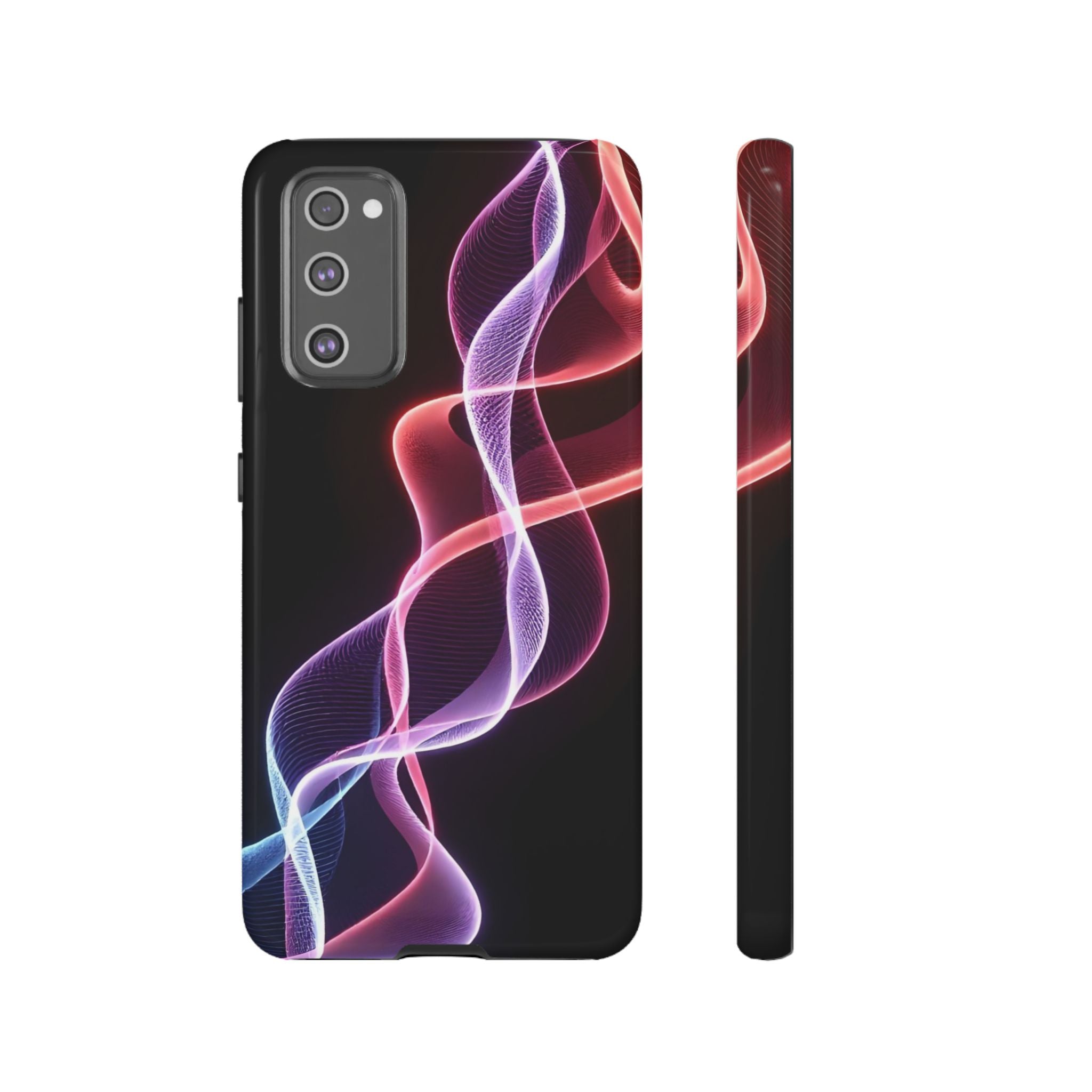 Stylish Phone Case with Vibrant Wave Design, Tough Cases, Phone Accessories, Unique Gift, Trendy Tech, Fashionable Protection
