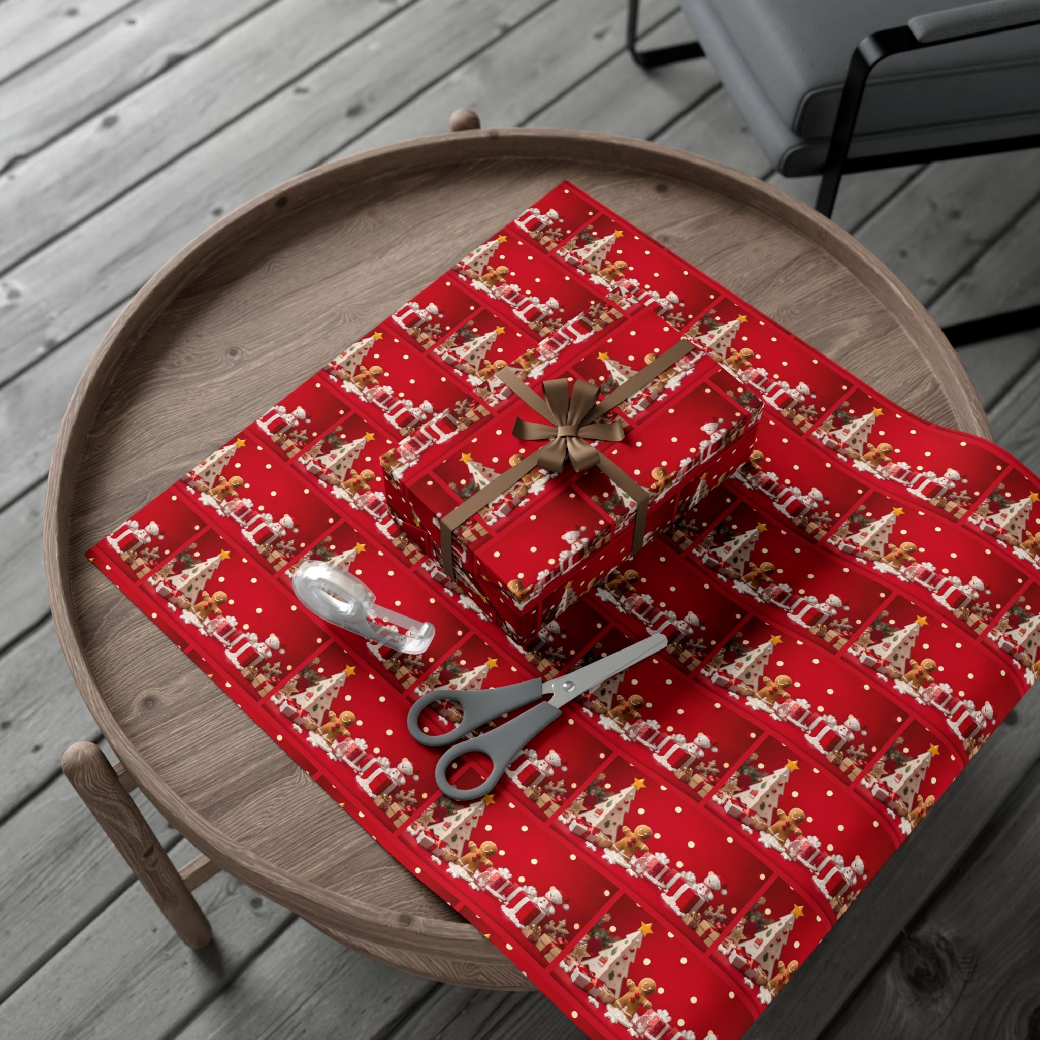 Festive Holiday Print, Wrapping paper
