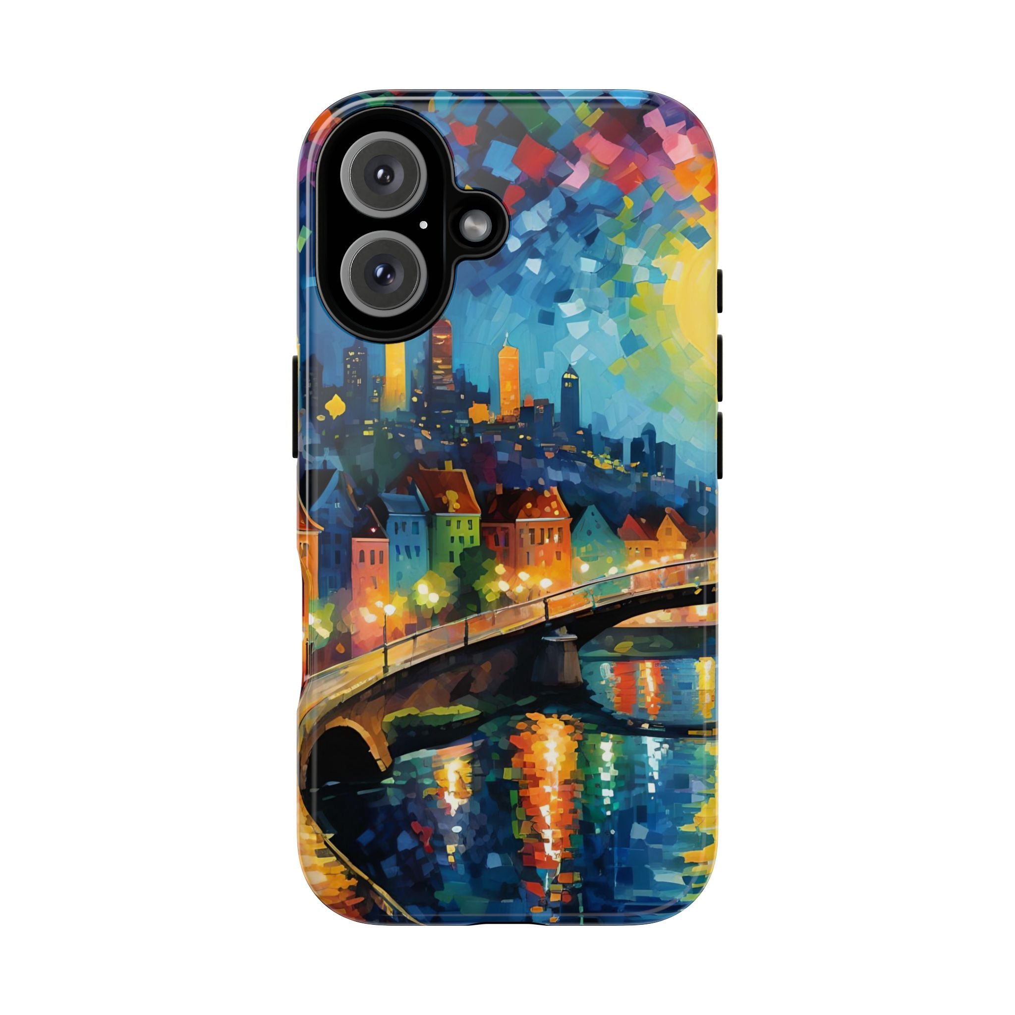 Colorful Phone Case for Tough Cases, Artistic Phone Cover, Unique Gift, Vibrant Design, Decorative Phone Accessories