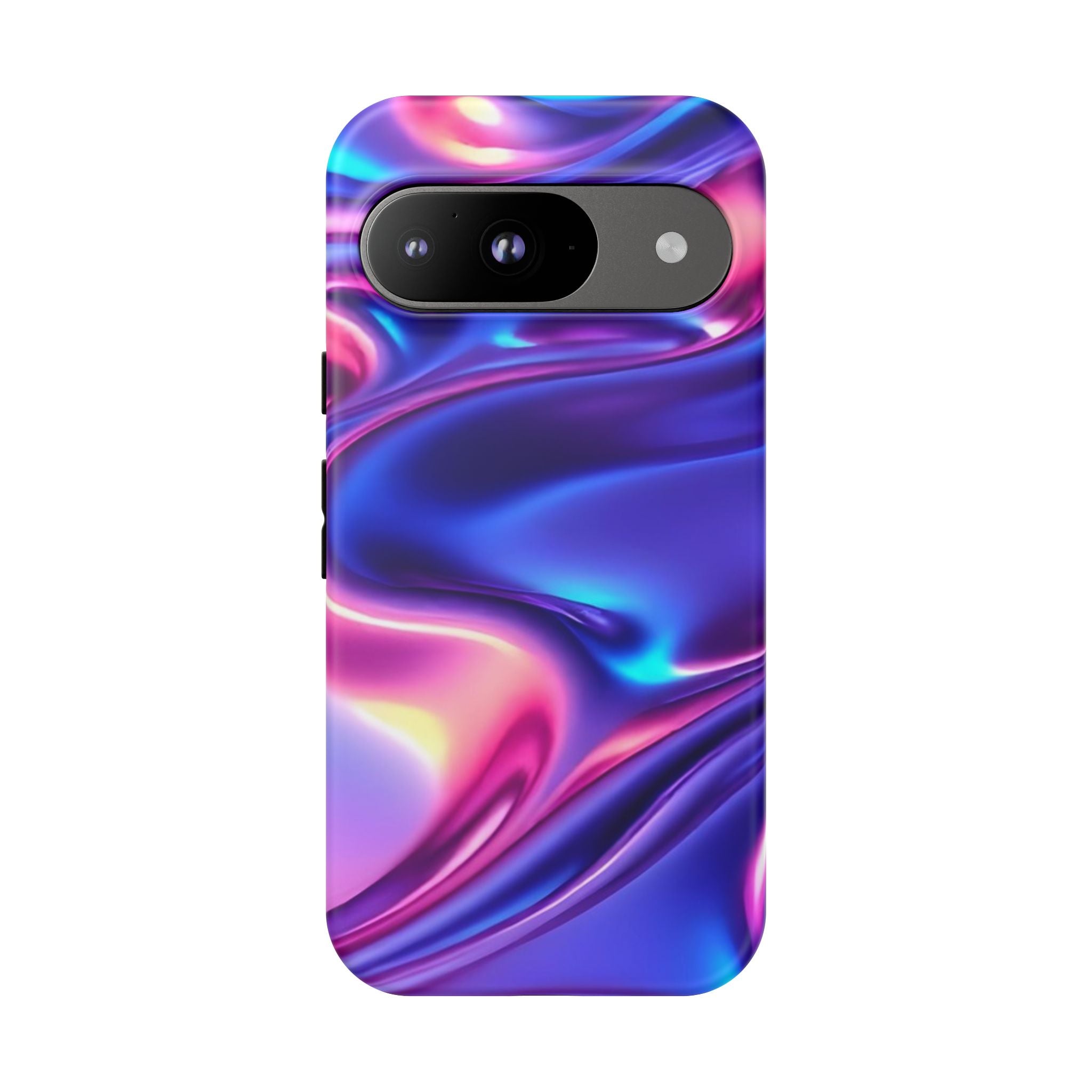 Vibrant Phone Case with Colorful Wave Design, Tough Phone Cover, Stylish Smartphone Case, Unique Gift for Her, Phone Accessories