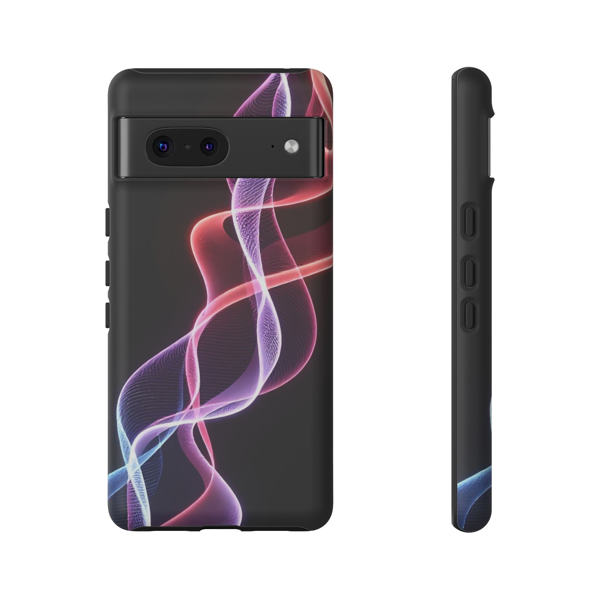 Stylish Phone Case with Vibrant Wave Design, Tough Cases, Phone Accessories, Unique Gift, Trendy Tech, Fashionable Protection