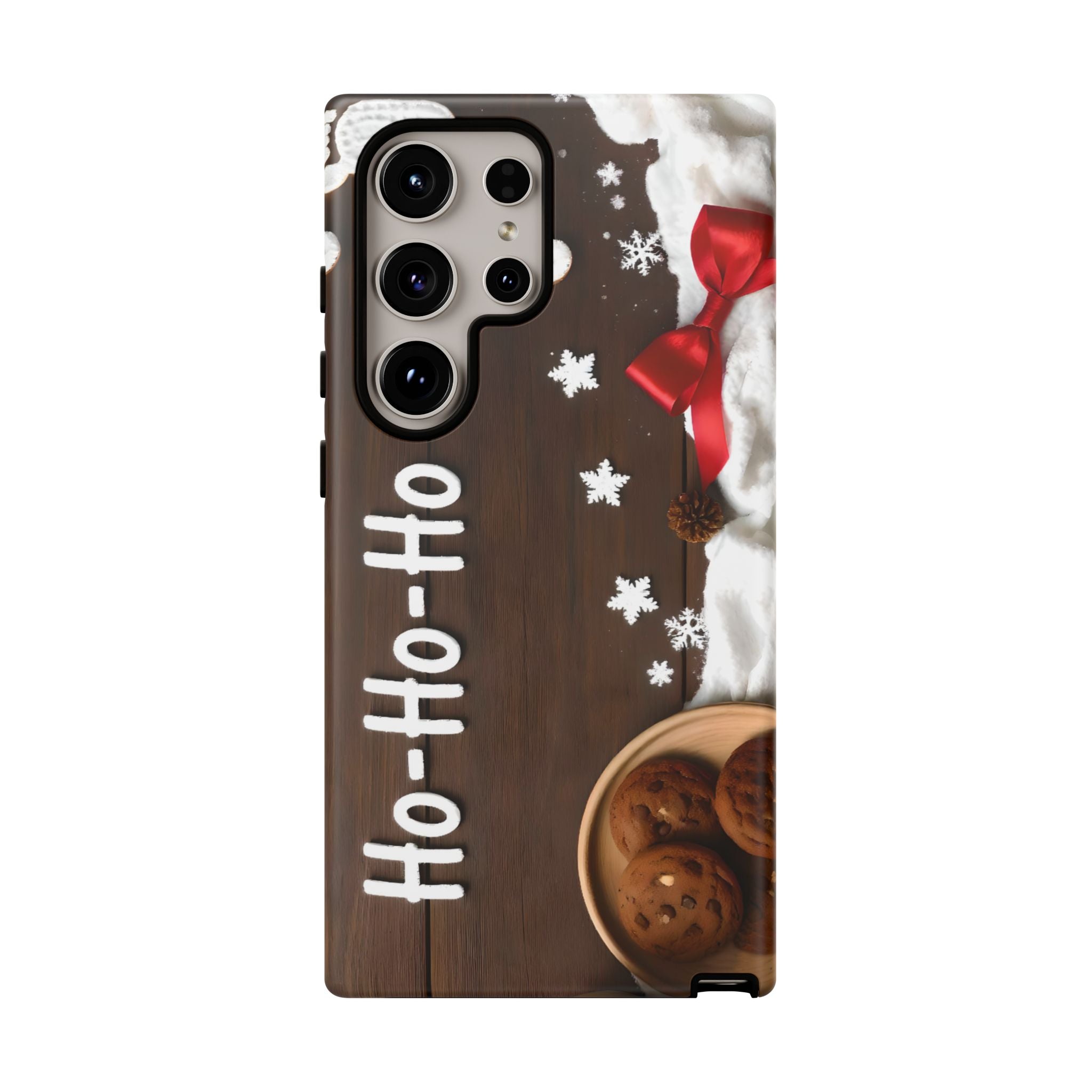 Christmas Cookie Phone Case, Holiday Cell Phone Cover, Cute Phone Accessory, Gift for Him or Her, Festive Tech Decor