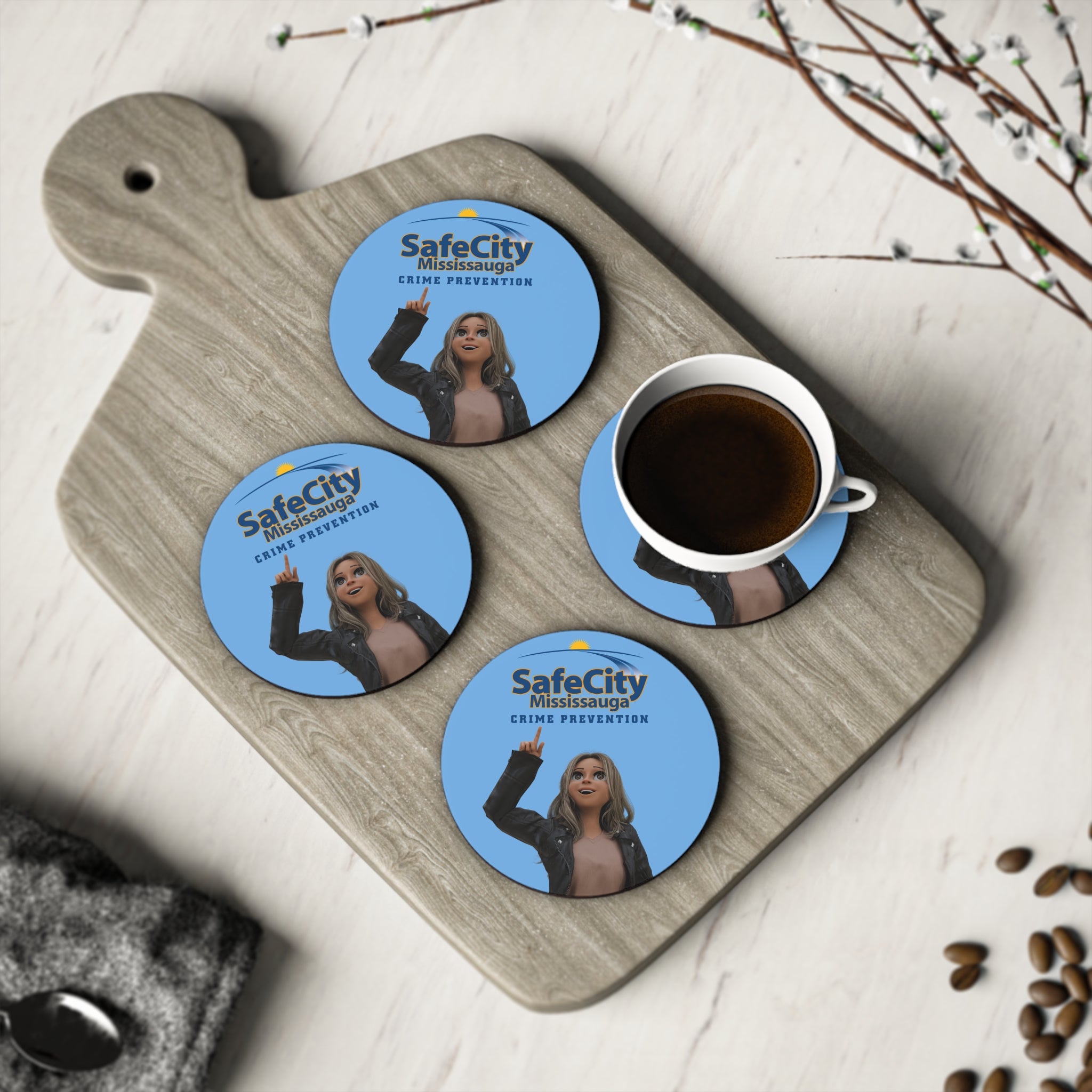 Awareness Campaign Coasters | Join the 4.6% Movement