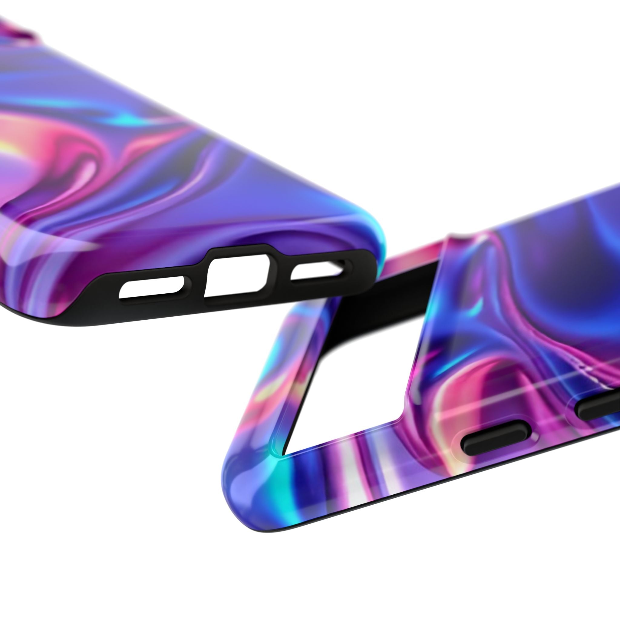 Vibrant Phone Case with Colorful Wave Design, Tough Phone Cover, Stylish Smartphone Case, Unique Gift for Her, Phone Accessories
