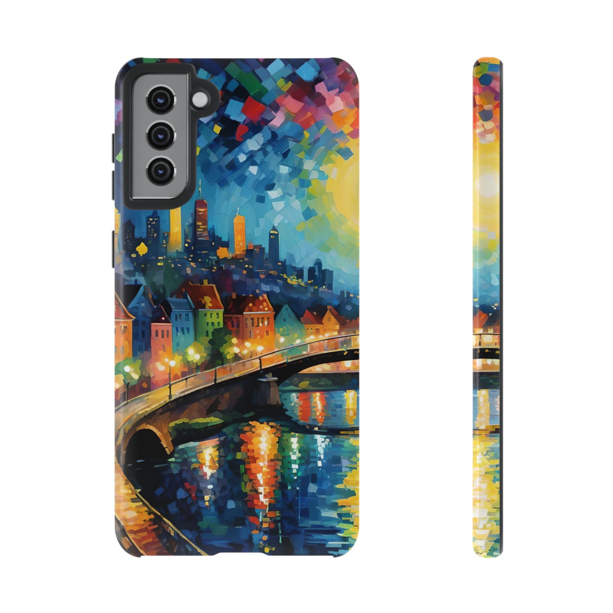 Colorful Phone Case for Tough Cases, Artistic Phone Cover, Unique Gift, Vibrant Design, Decorative Phone Accessories