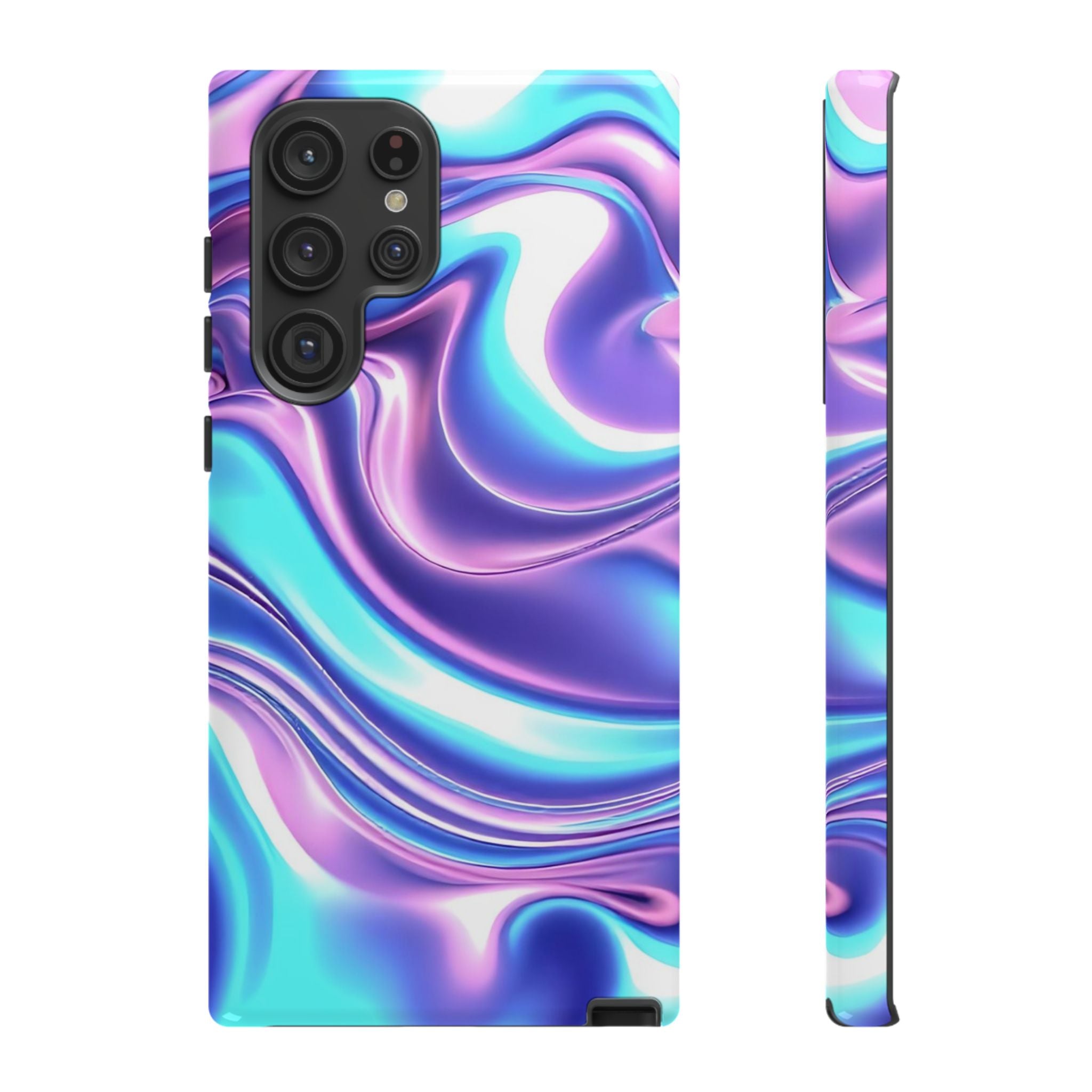 Colorful Phone Case, Tough Case, Swirl Design Phone Cover, Vibrant Phone Accessory, Gift for Her, Trendy Mobile Protection