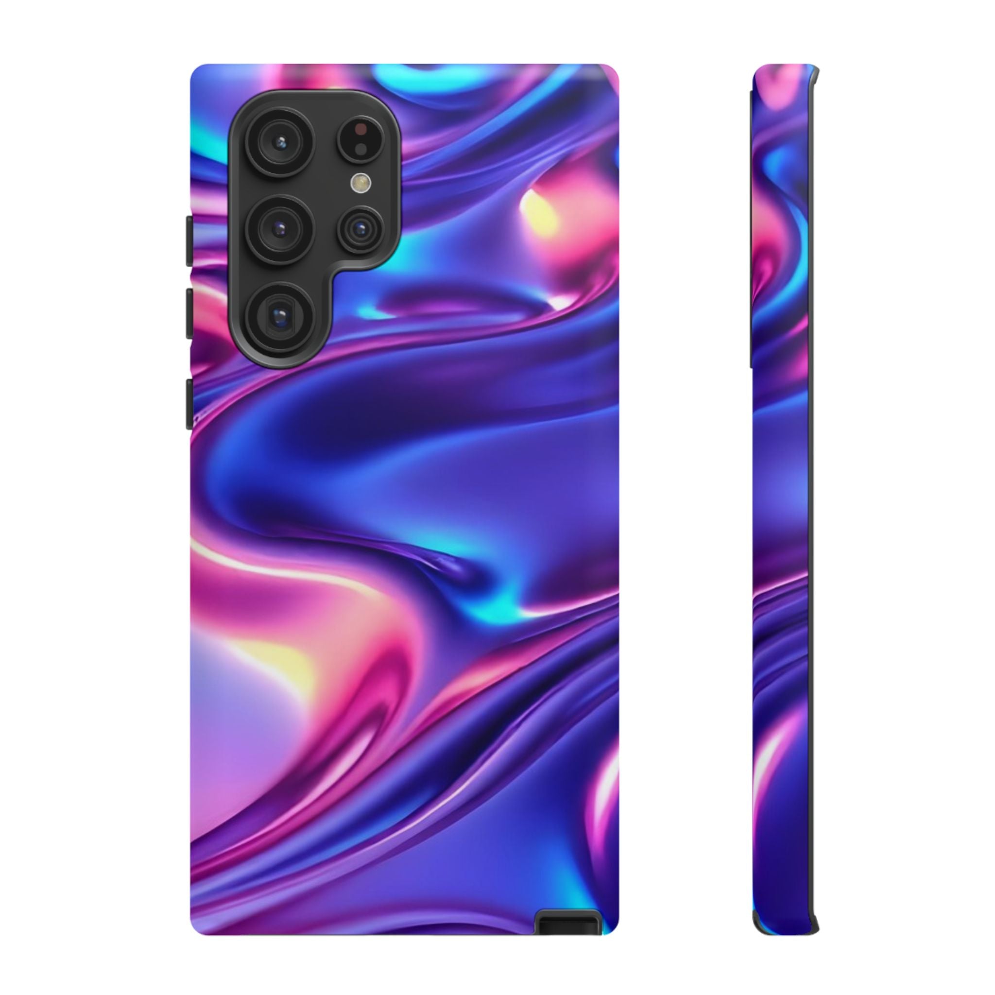 Vibrant Phone Case with Colorful Wave Design, Tough Phone Cover, Stylish Smartphone Case, Unique Gift for Her, Phone Accessories