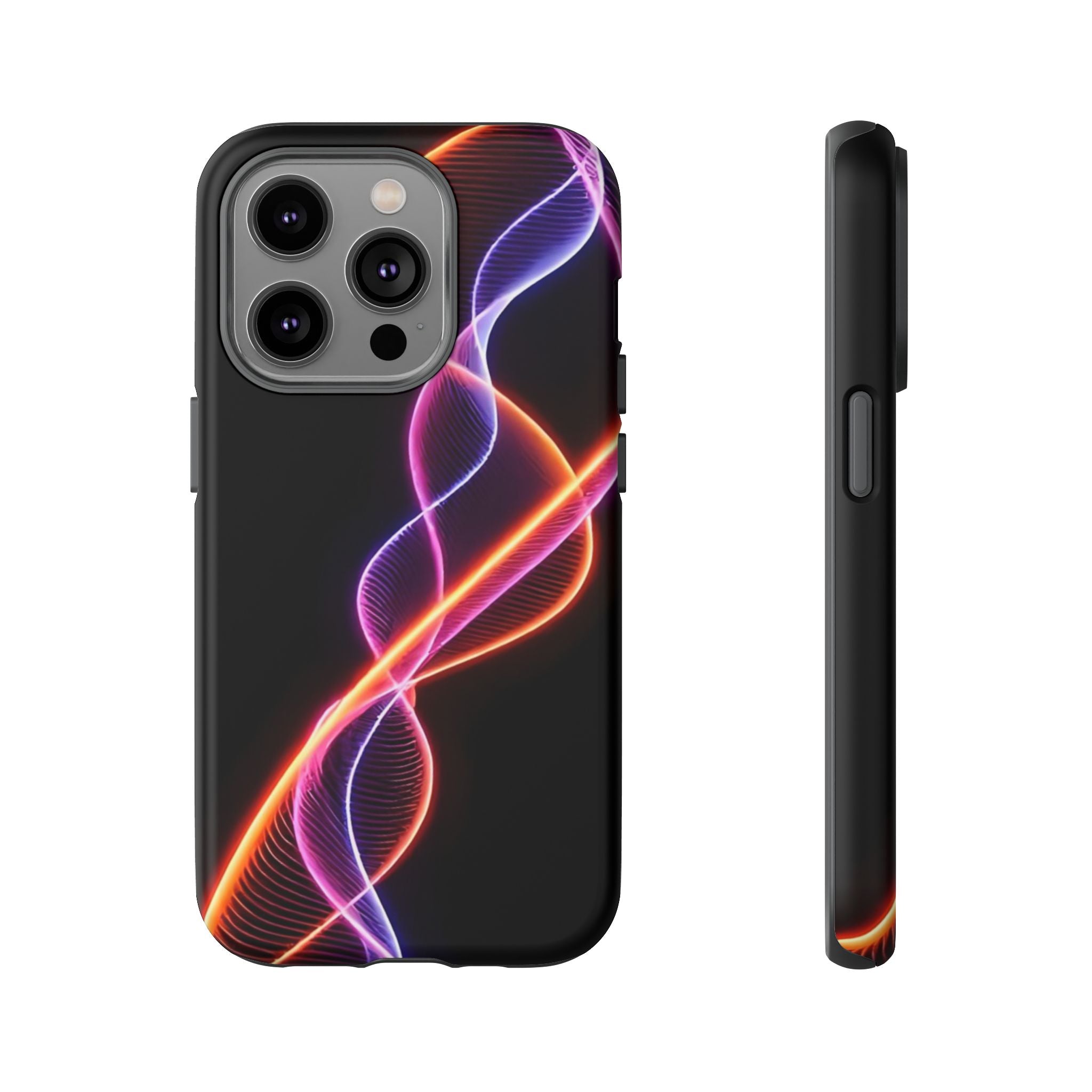 Vibrant Phone Case with Abstract Light Design, Artistic Phone Cover, Modern Tech Accessory, Gift for Tech Lovers, Personalized Phone Case