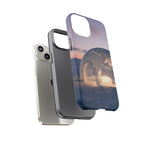 Coque de téléphone Arctic Igloo, paysage enneigé au crépuscule