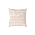 Cozy Witch Fall Design, Decorative Pillow