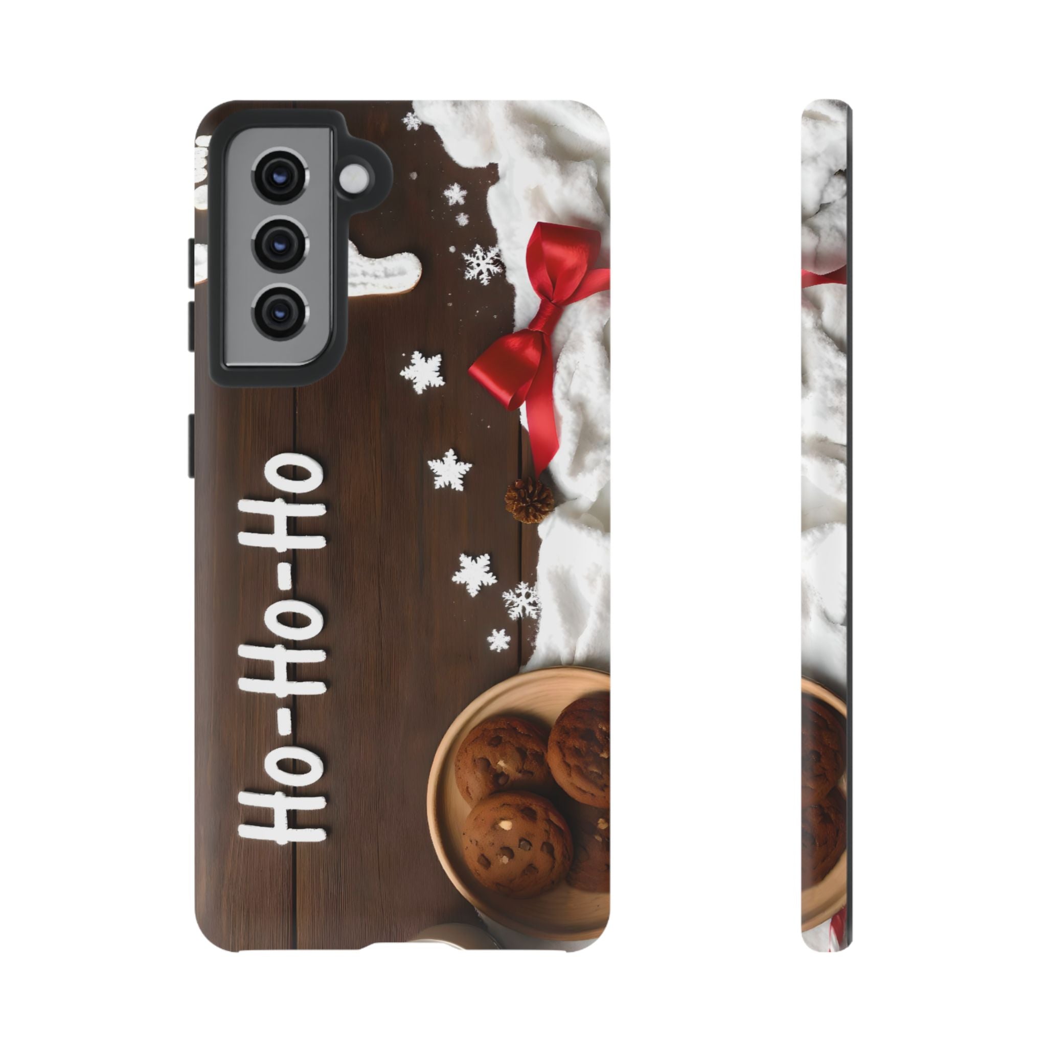 Christmas Cookie Phone Case, Holiday Cell Phone Cover, Cute Phone Accessory, Gift for Him or Her, Festive Tech Decor