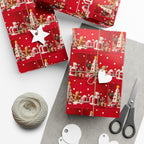 Impression festive, papier d'emballage