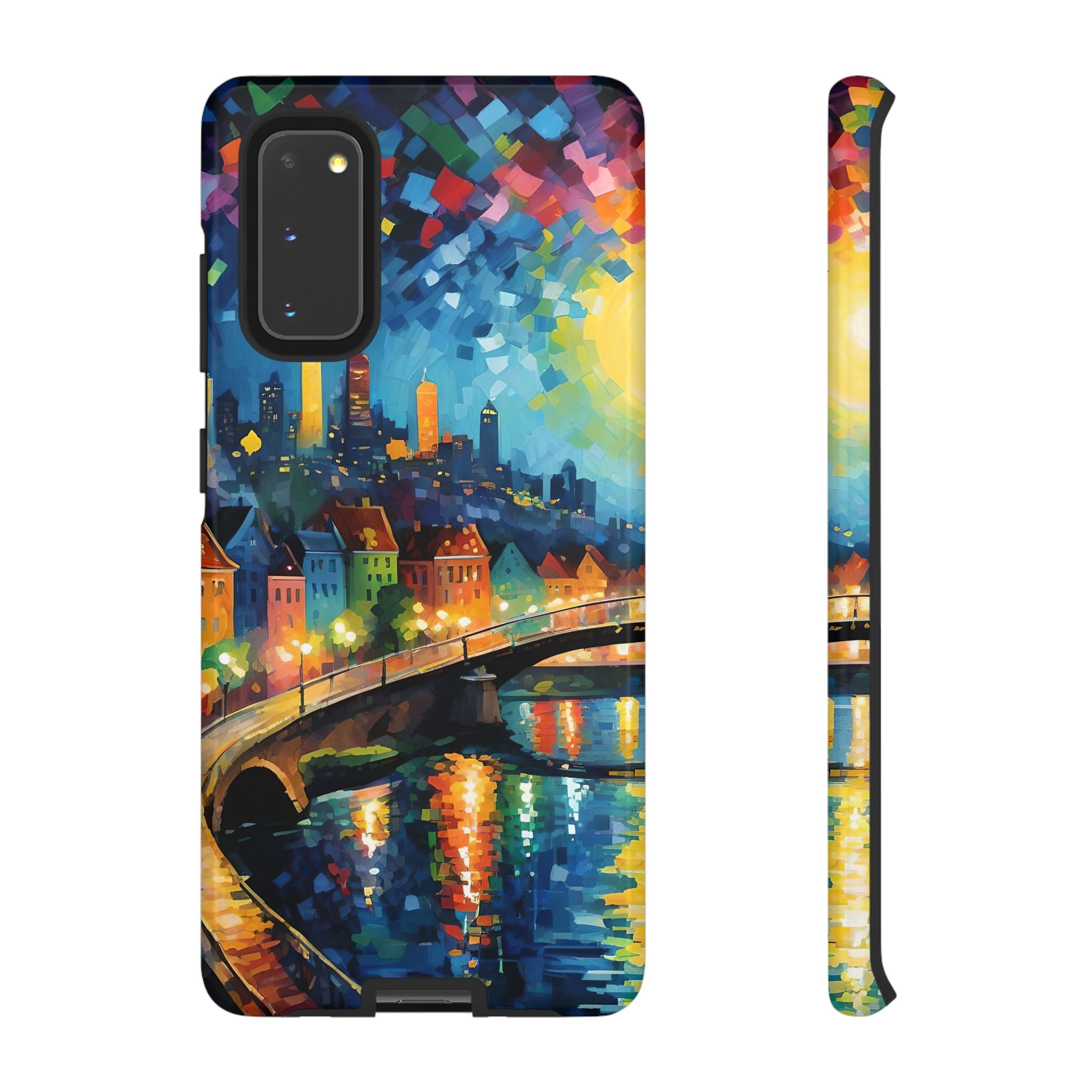 Colorful Phone Case for Tough Cases, Artistic Phone Cover, Unique Gift, Vibrant Design, Decorative Phone Accessories