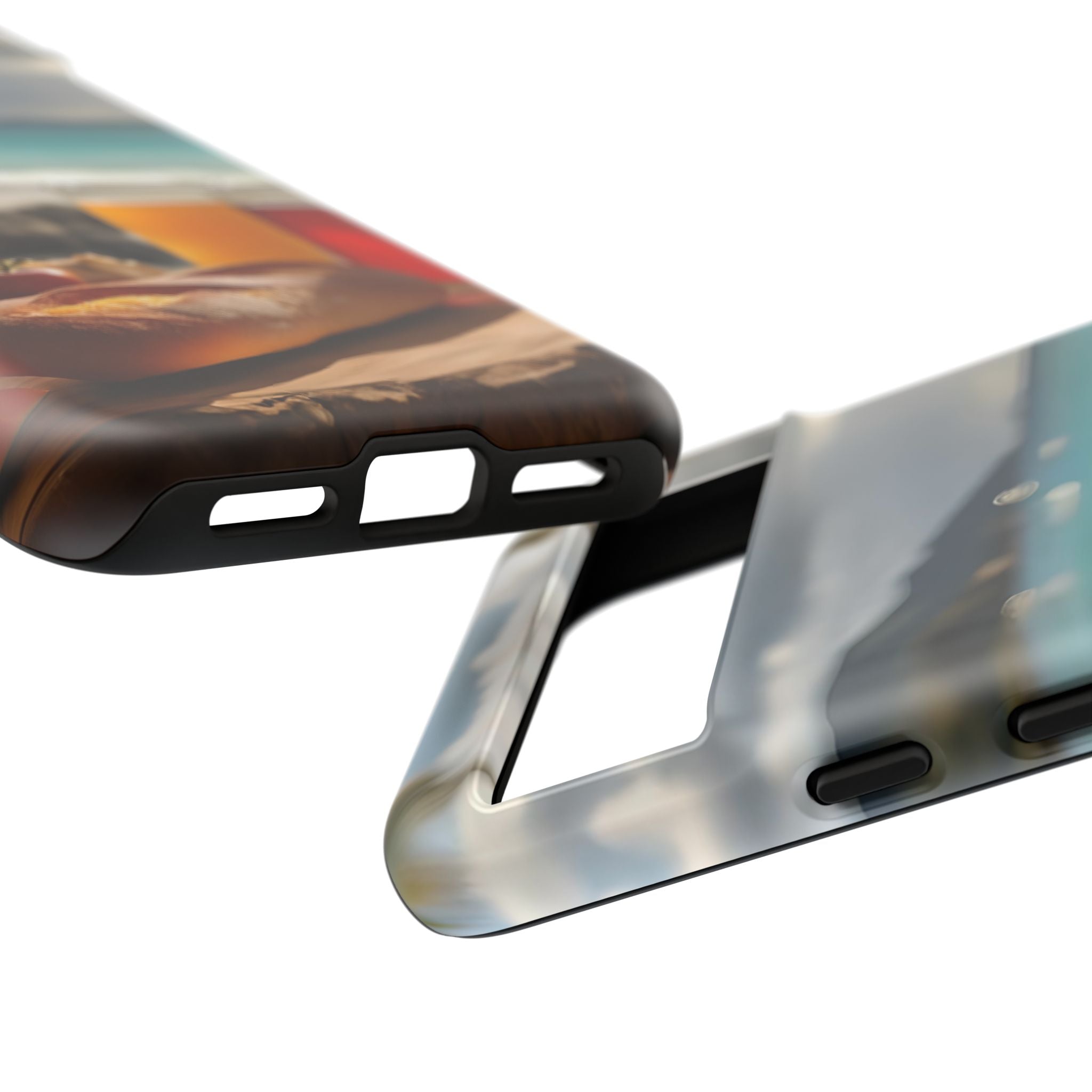 Tropical Beach Picnic View, Phone Case