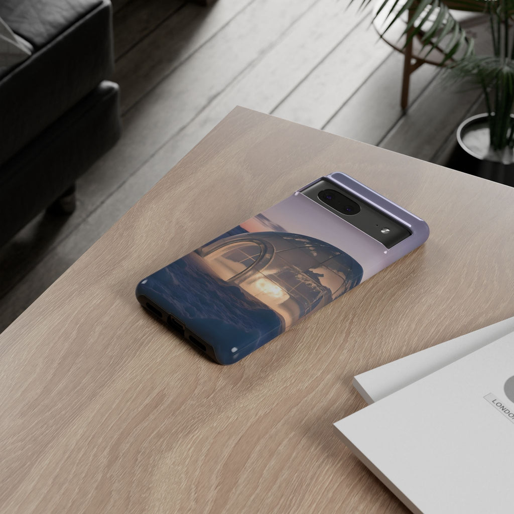 Arctic Igloo Twilight Snow Landscape, Phone Case