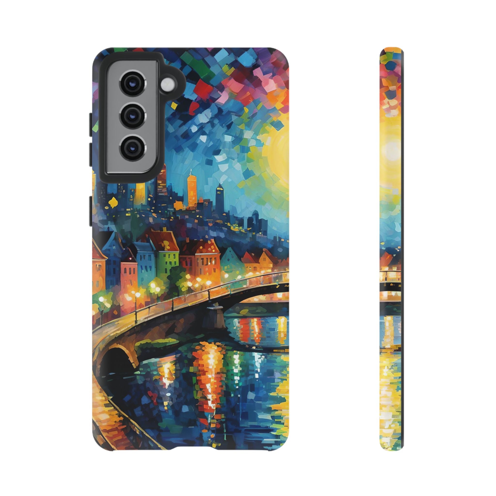 Colorful Phone Case for Tough Cases, Artistic Phone Cover, Unique Gift, Vibrant Design, Decorative Phone Accessories