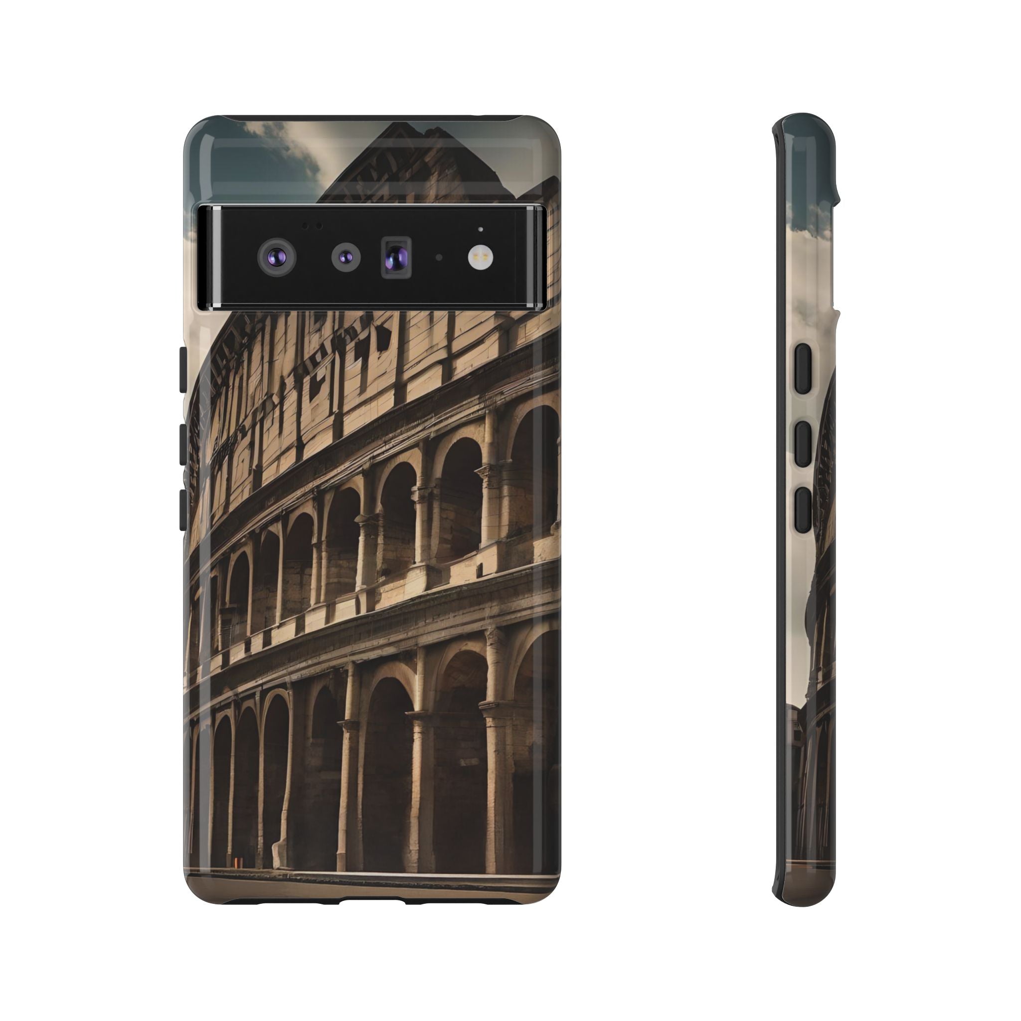 Vintage Colosseum Phone Case, Tough Cases for Travel Lovers, Unique Gift for History Buffs, Protect Your Phone with Style, Vintage Design